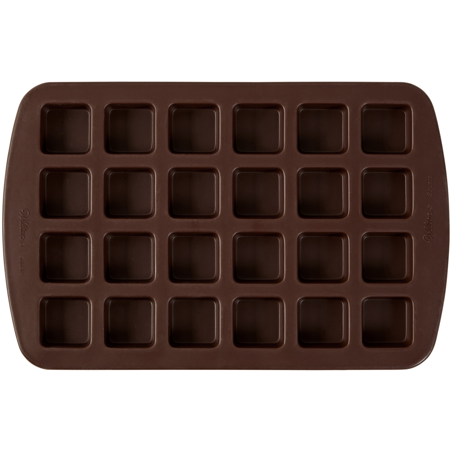 Mrs Anderson's Silicone Mini Brownie Pan - Makes 24 Mini-Sized