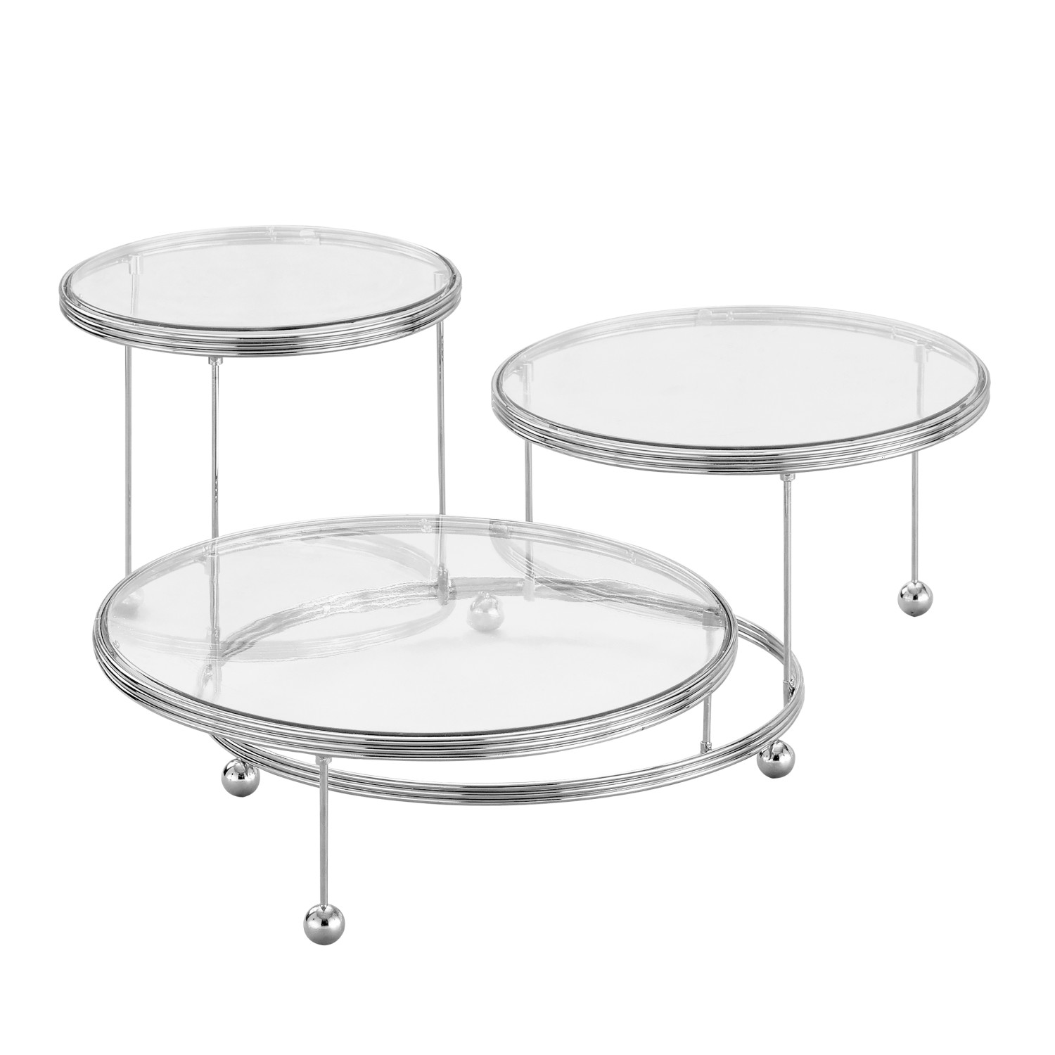 3 Tier Crystal Cake Stand / Dessert Tower – R & B Import