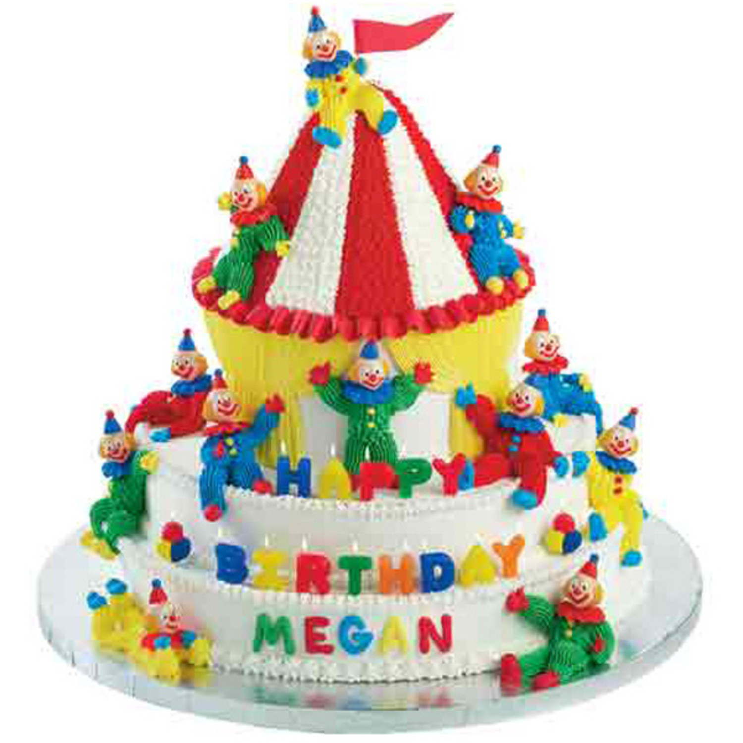 clown birthday cake ideas