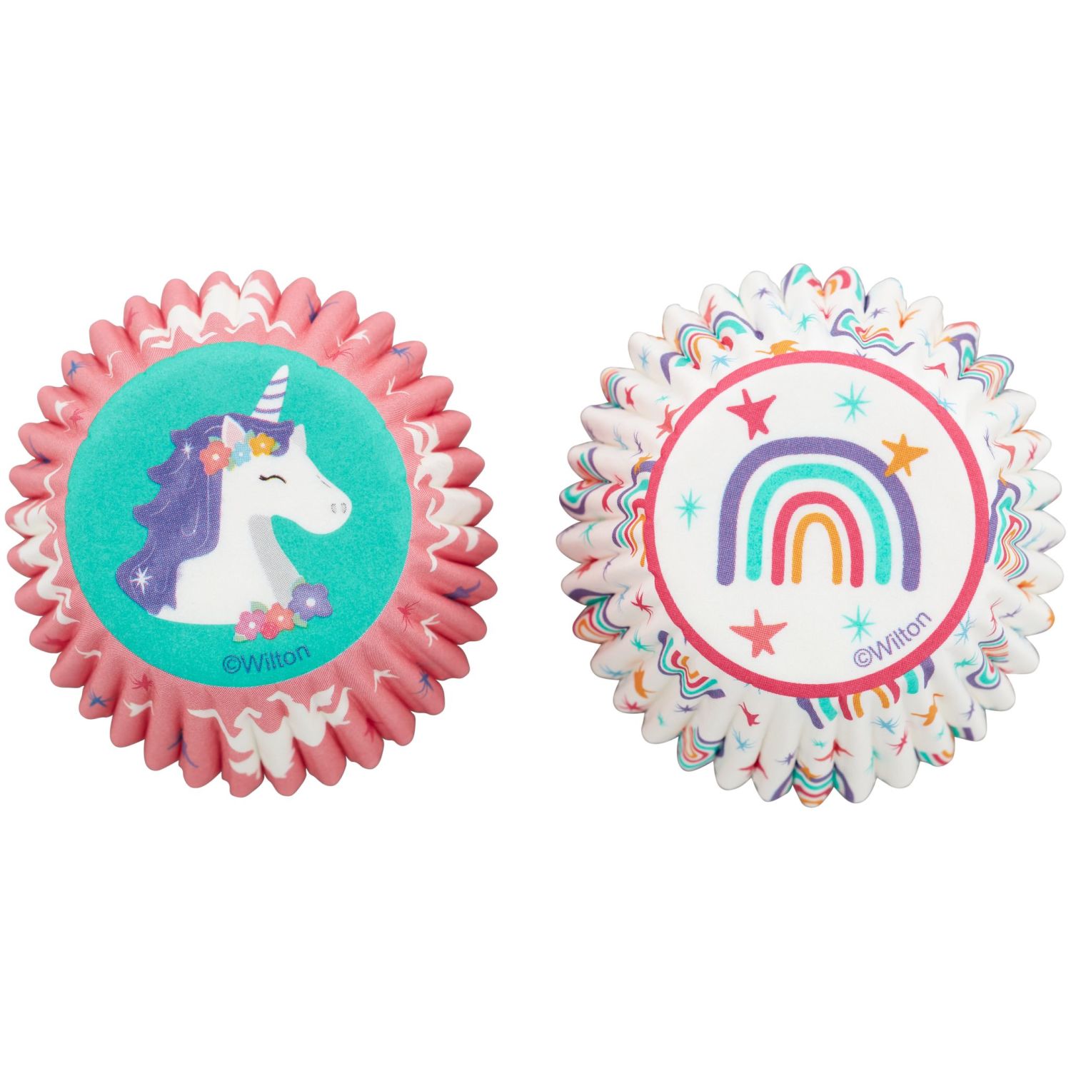 Foil Cupcake Liners / Baking Cups 72 ct combo pack – Foil Rainbow – Cake  Connection