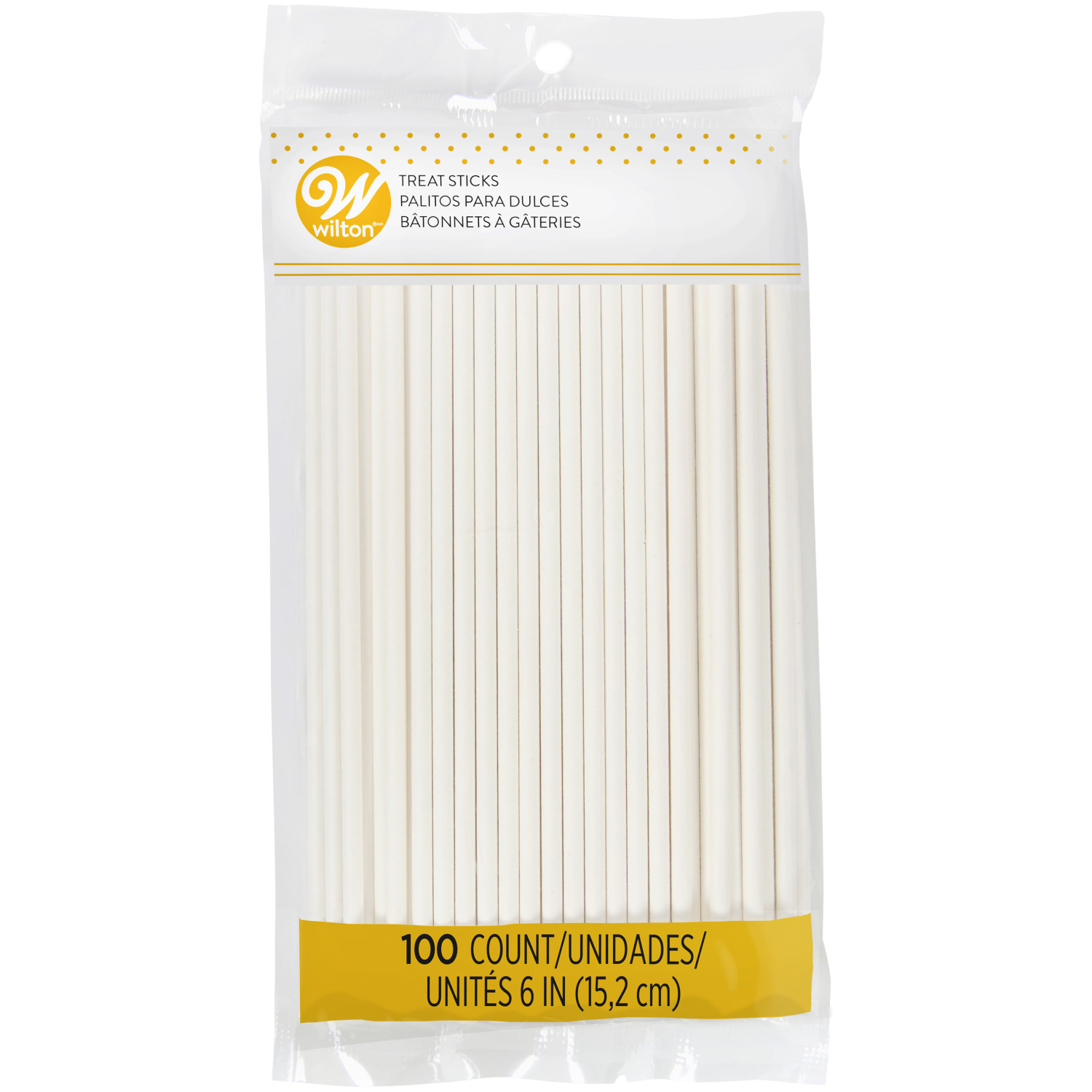 Wilton Lollipop Sticks 150/Pkg-4