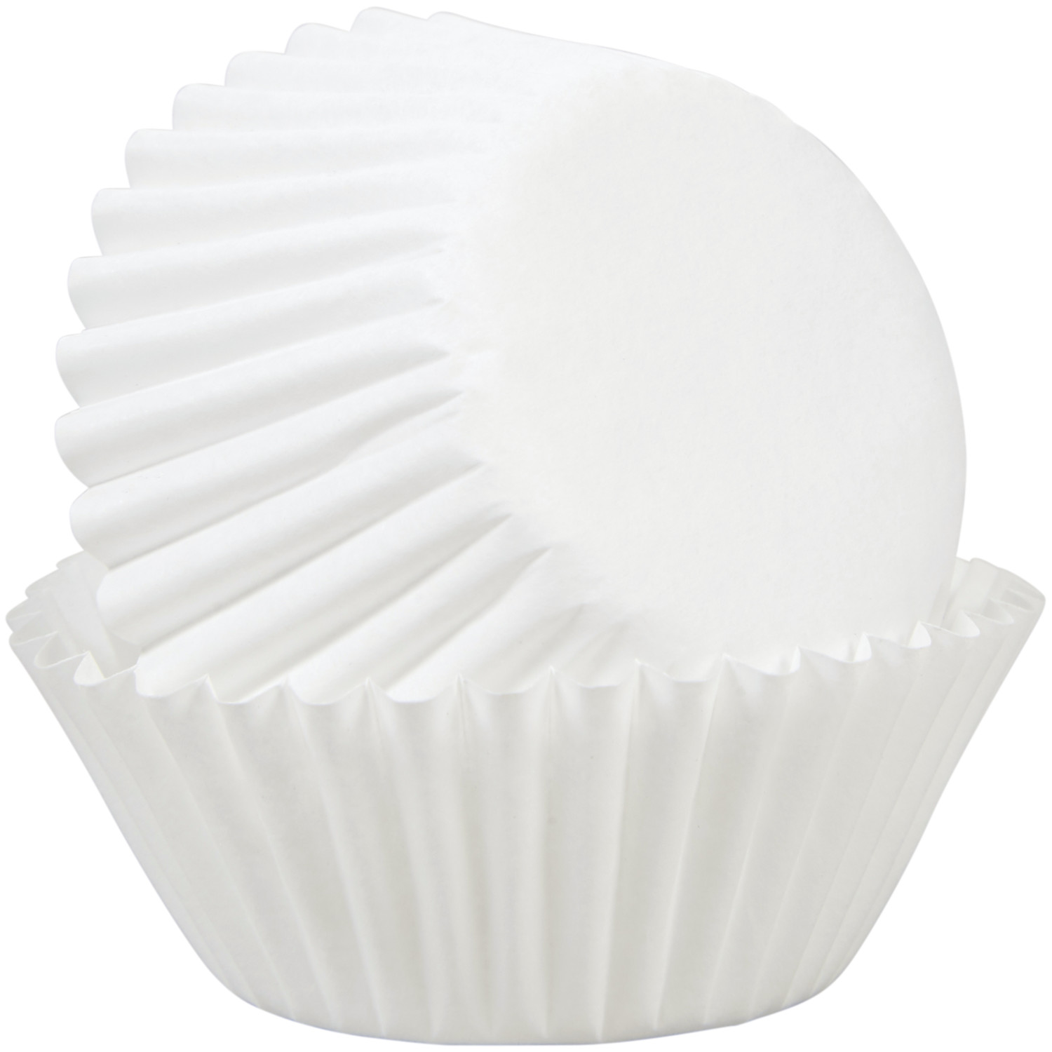White Cupcake Liners - The Peppermill