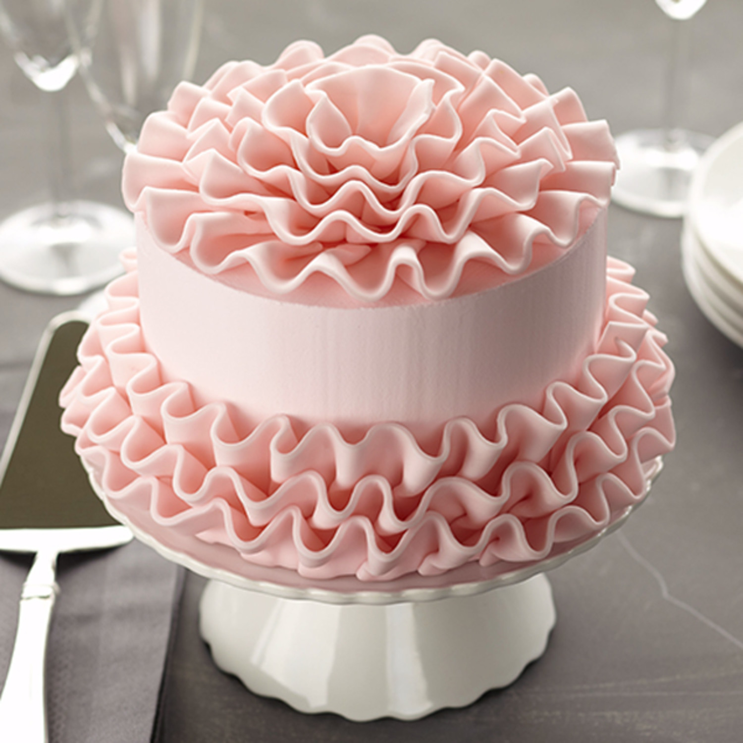 Buttercream Ruffles Cake Tutorial