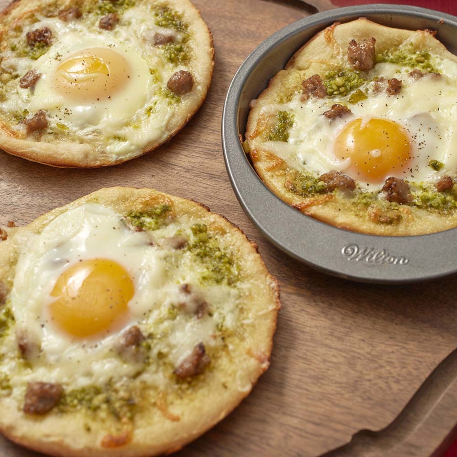 Breakfast Pizzas