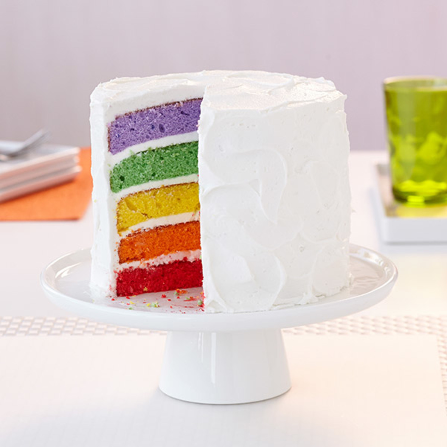 Rainbow Cake Recipe | Sur La Table
