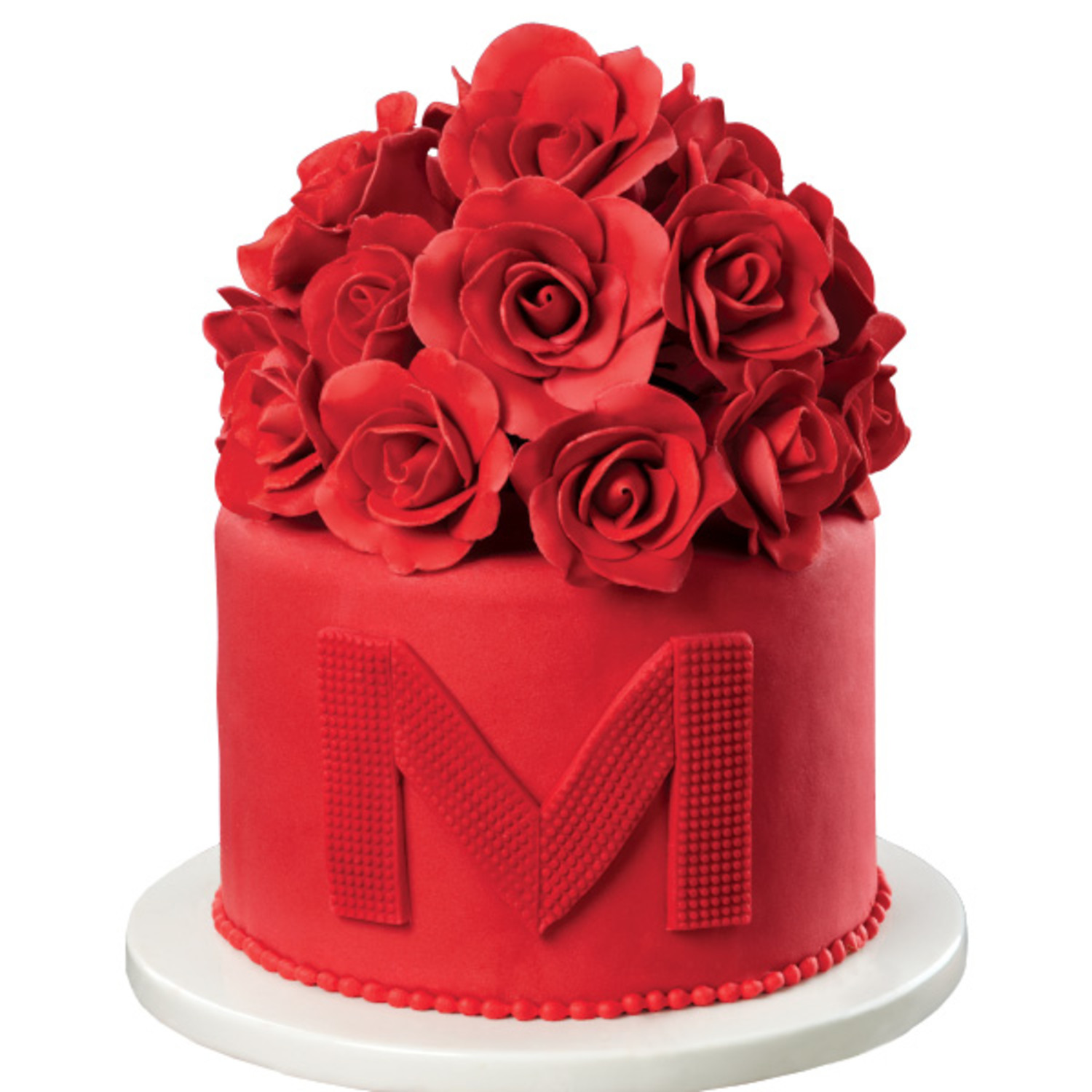 Red Rose Mini Cake | Cake, Rose cake, Cake decorating classes