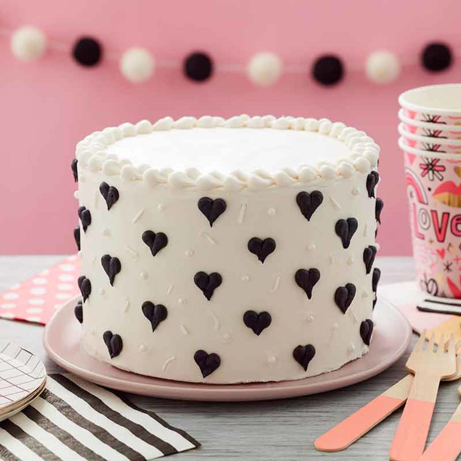 Birthday Cake Black White Vector Images (over 9,900)