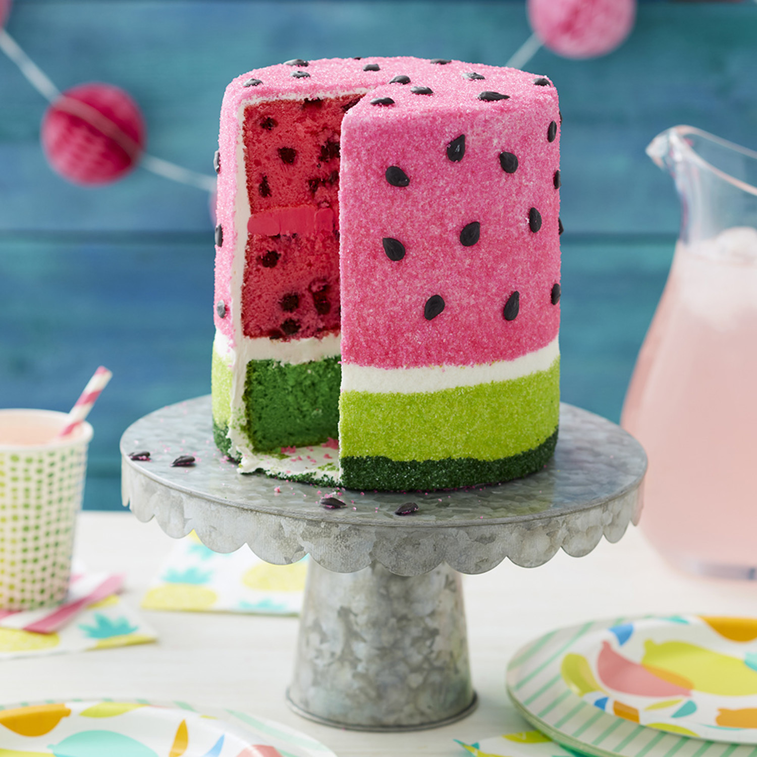 One in a melon smash cake and cake | Watermelon birthday parties, Watermelon  cake birthday, Watermelon birthday party theme