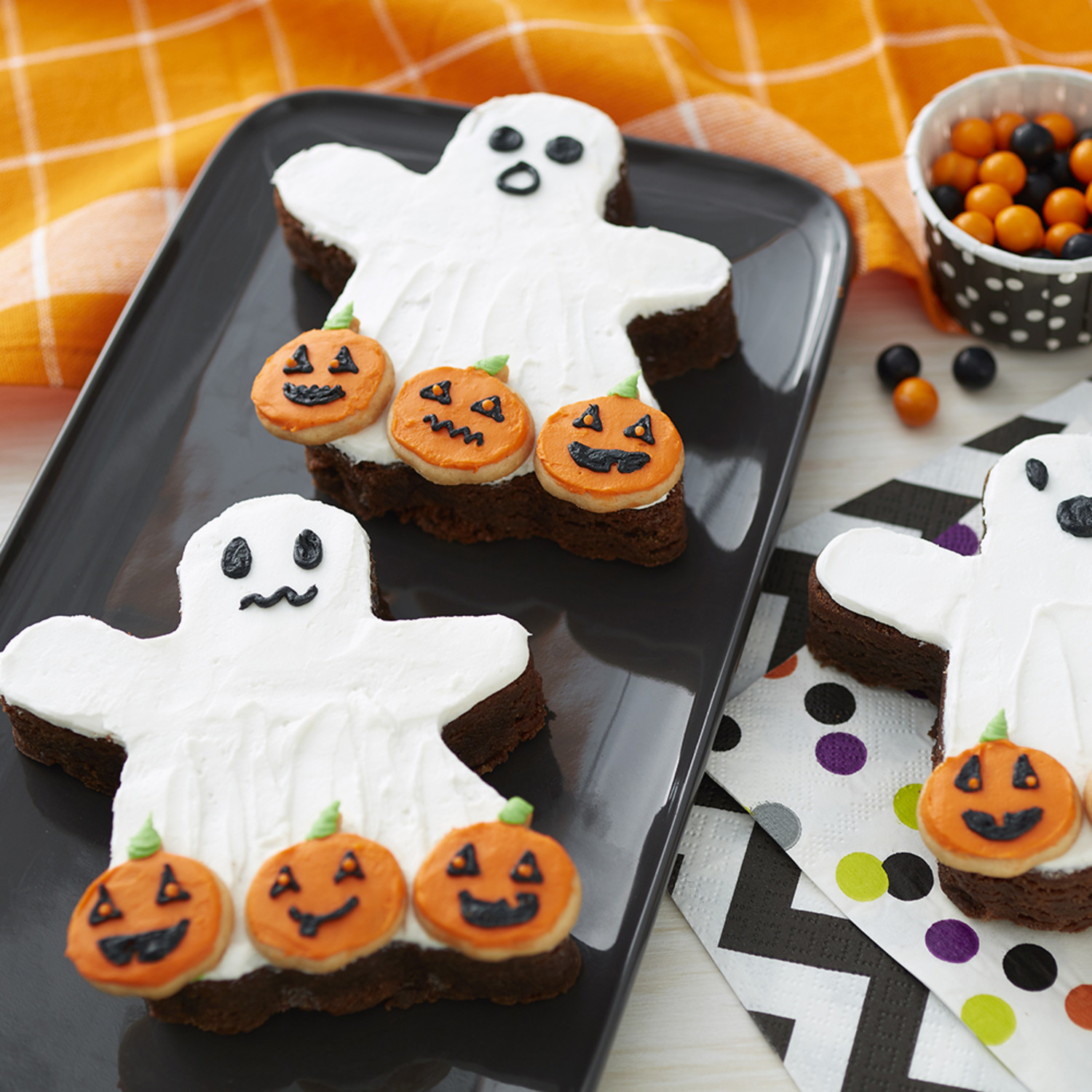 Boo! There It Is Ghost Brownies