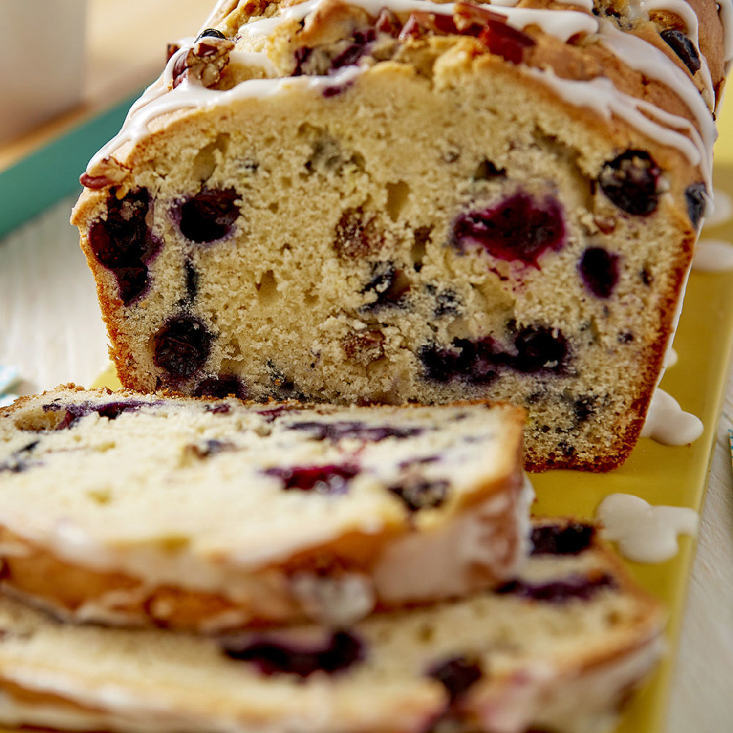 Lemon Blueberry Nut Bread Wilton