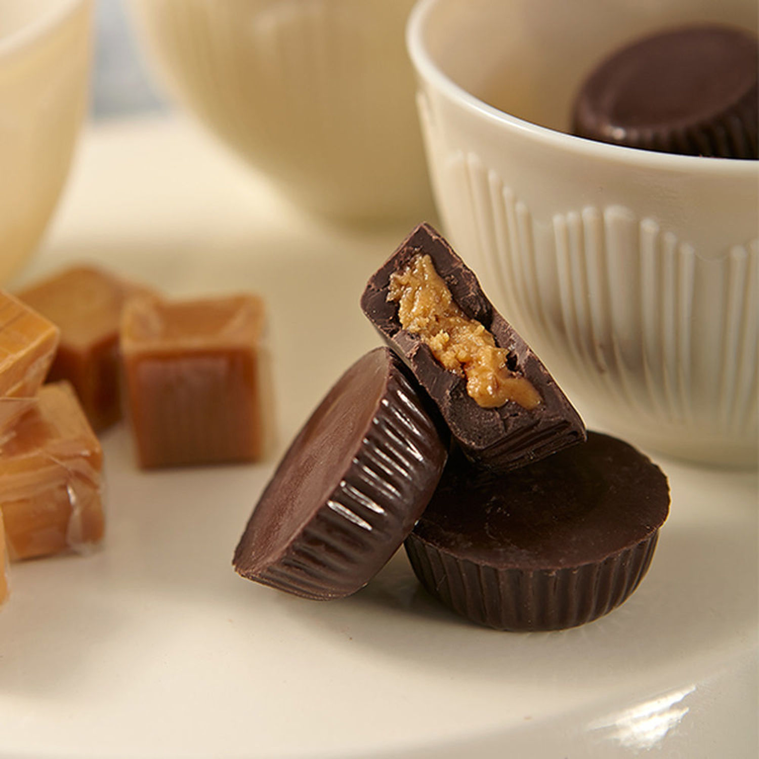 Salted Caramel Peanut Butter Cups