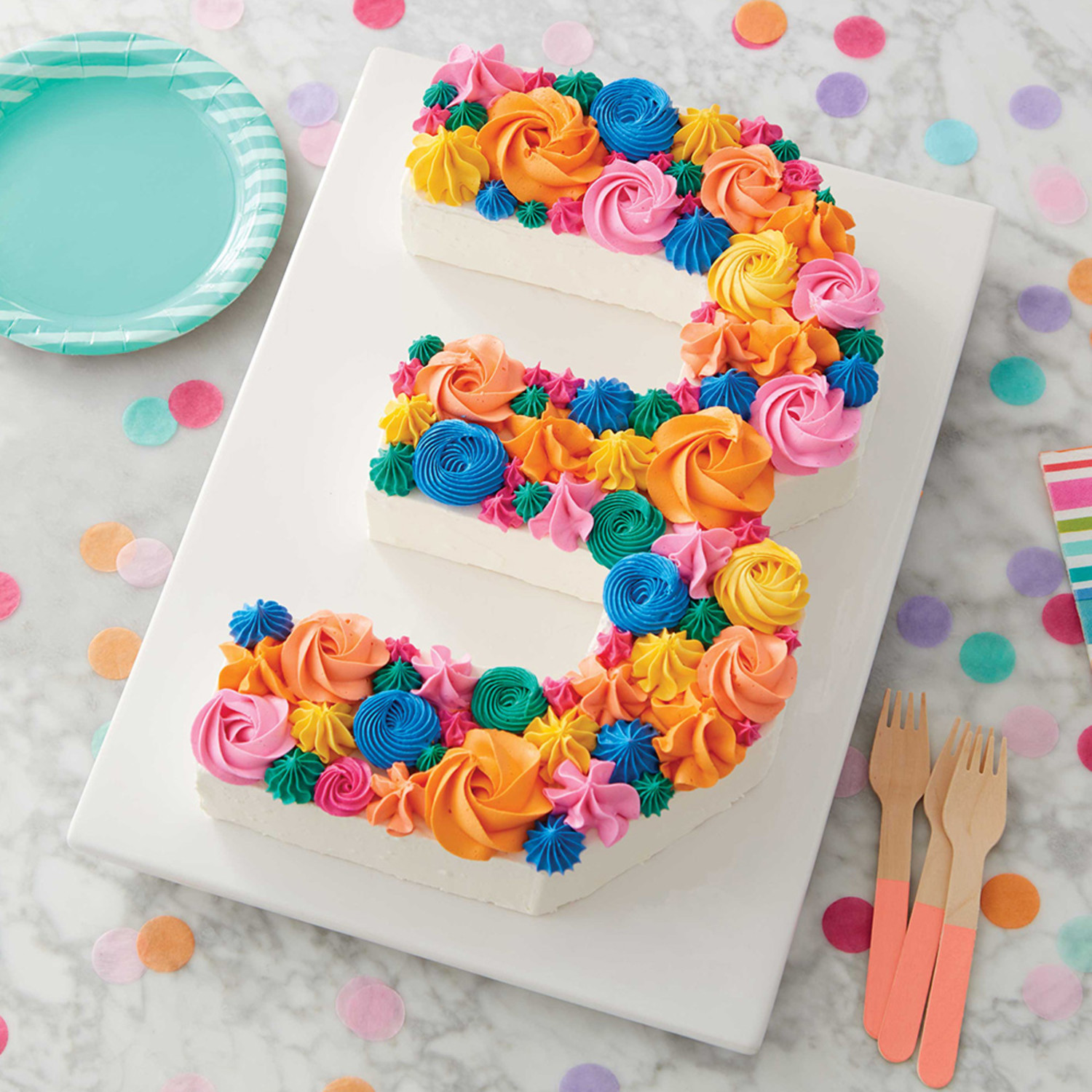 Edible Letters & Numbers Icing Decorations, Cupcake - Alphabet