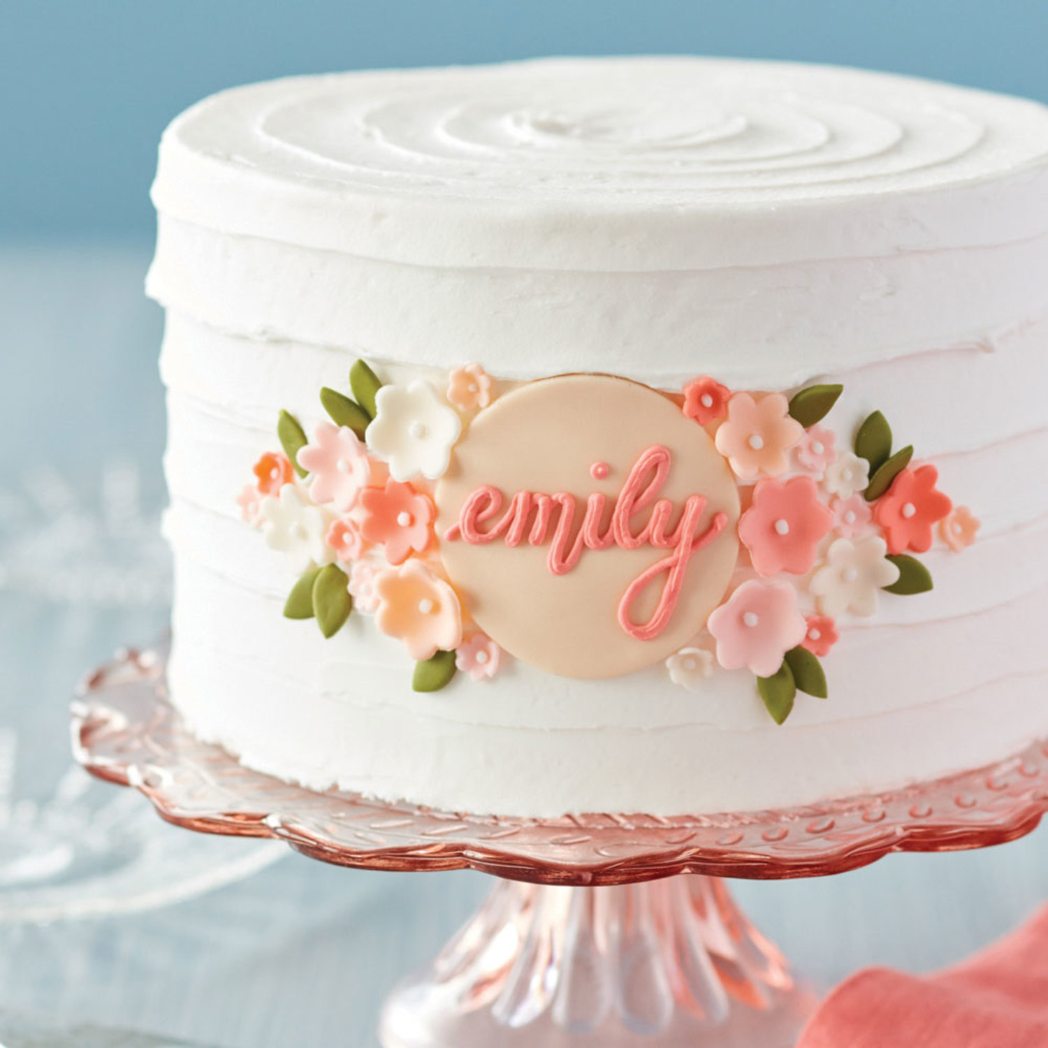 Birthday Smiles Floral Cake