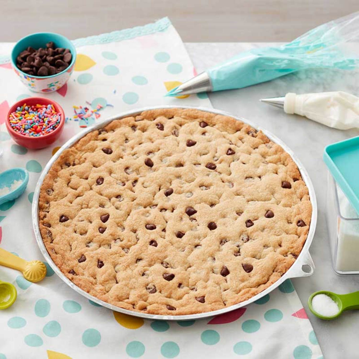 Giant Cookie Cake Covered in Cookies