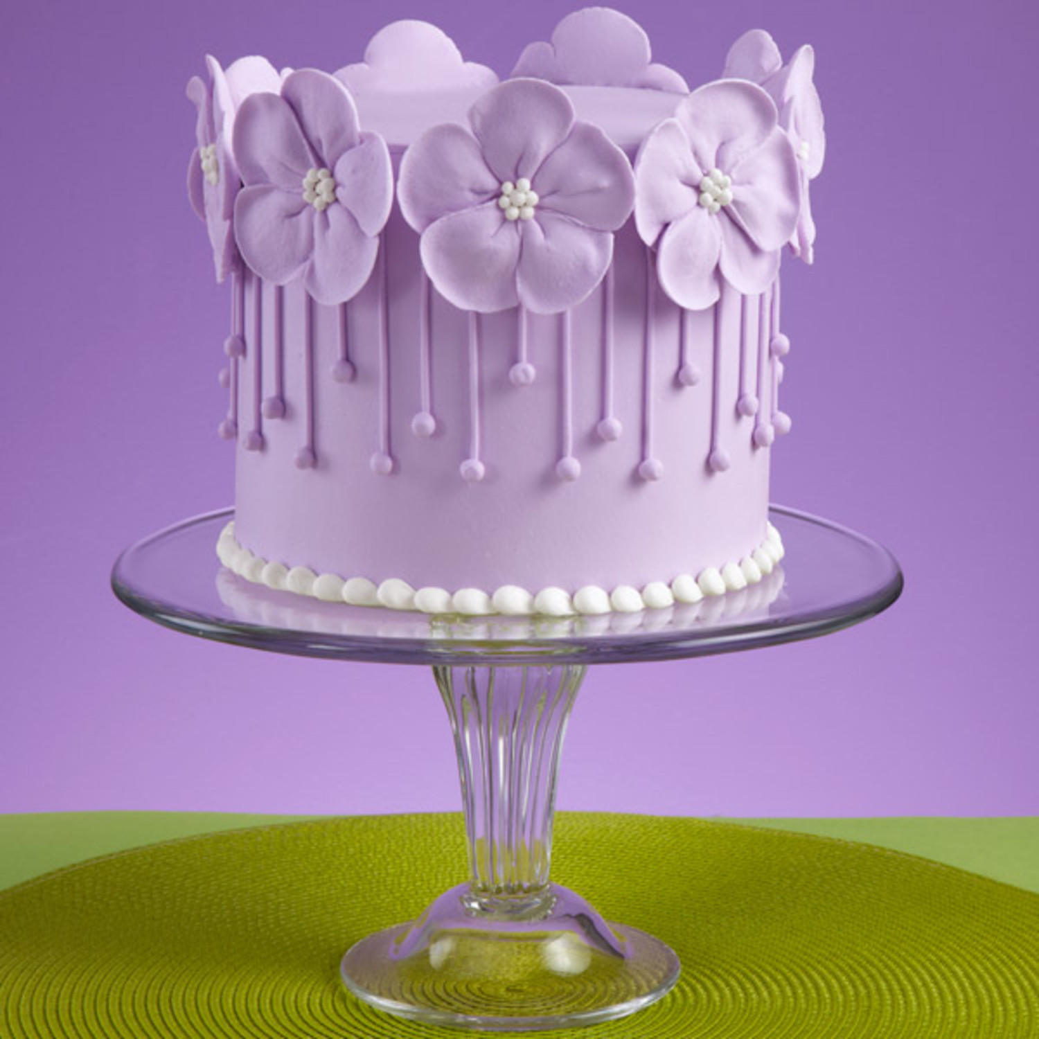 Sweet Violets Cake | The Rowdy Baker