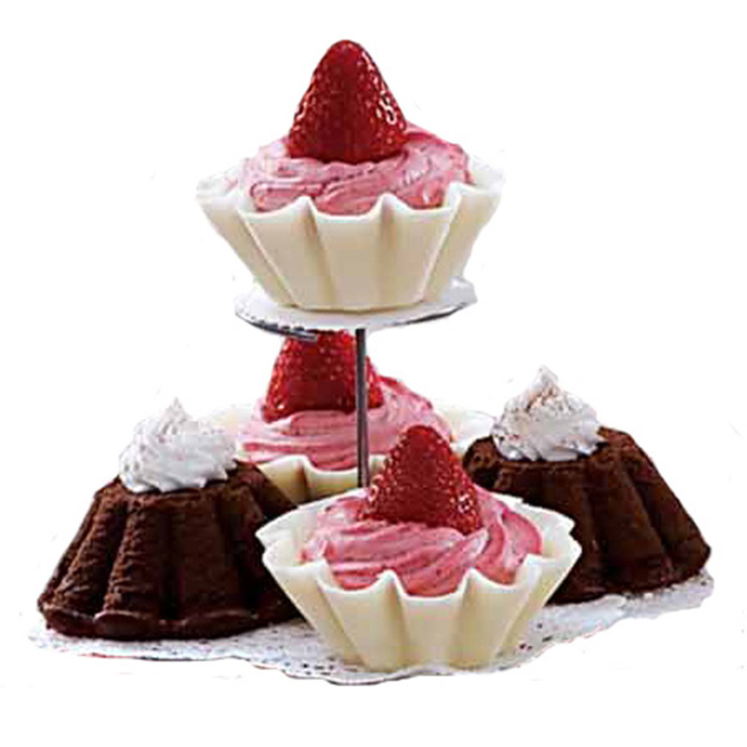 Strawberry Mousse in Candy Shell