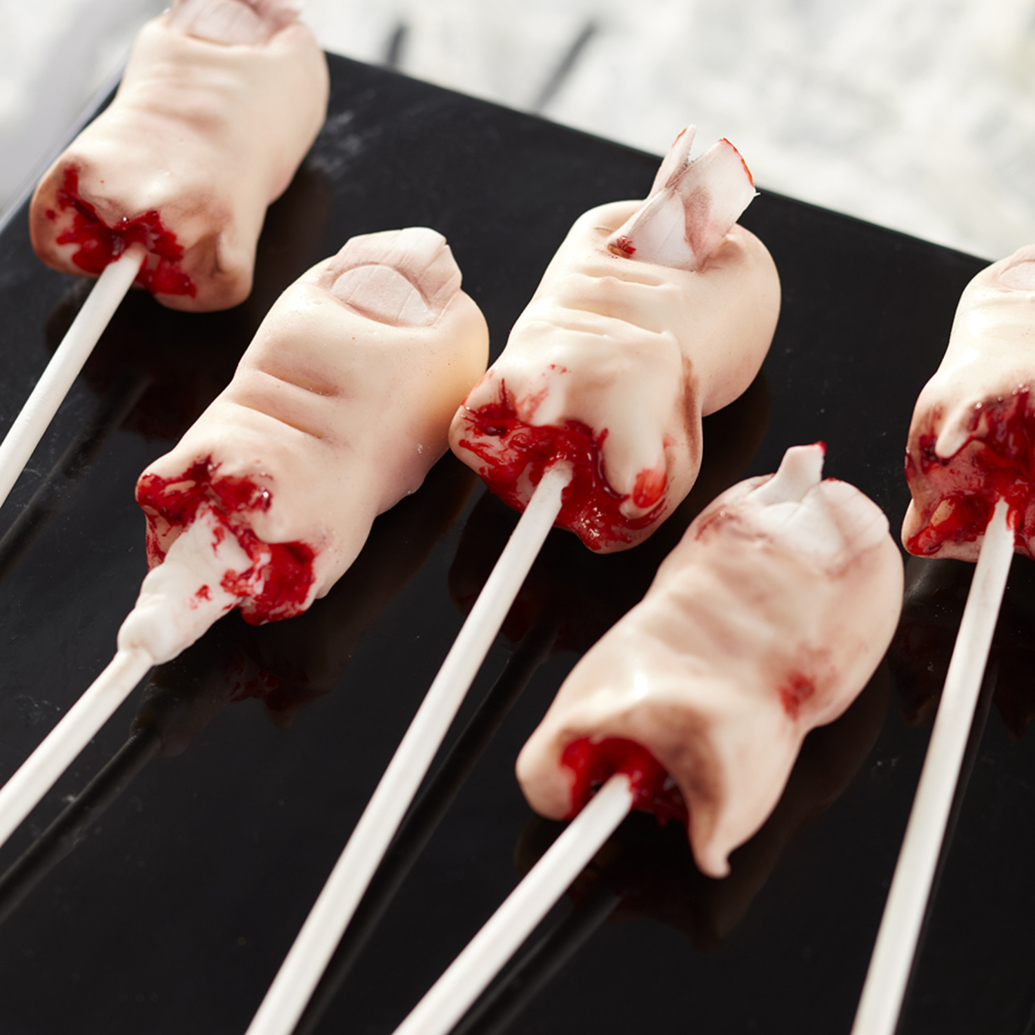 Halloween Cake Pop Toes