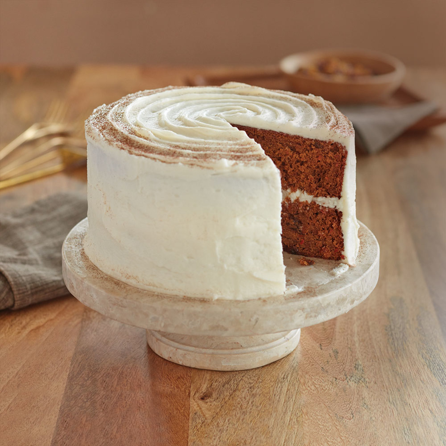 Perfectly Moist Homemade Carrot Cake