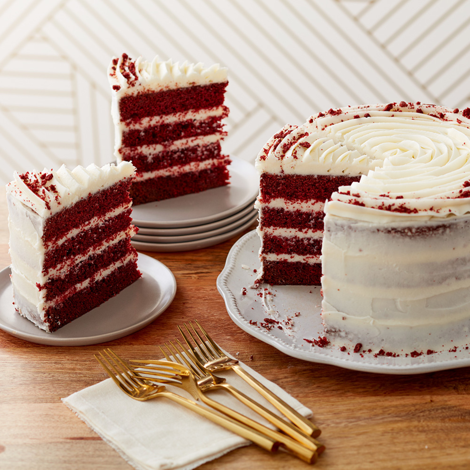 Mini Red Velvet Cake Recipe | One Dish Kitchen