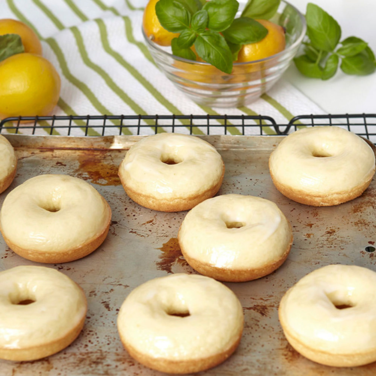 Lemon Basil Donuts Wilton