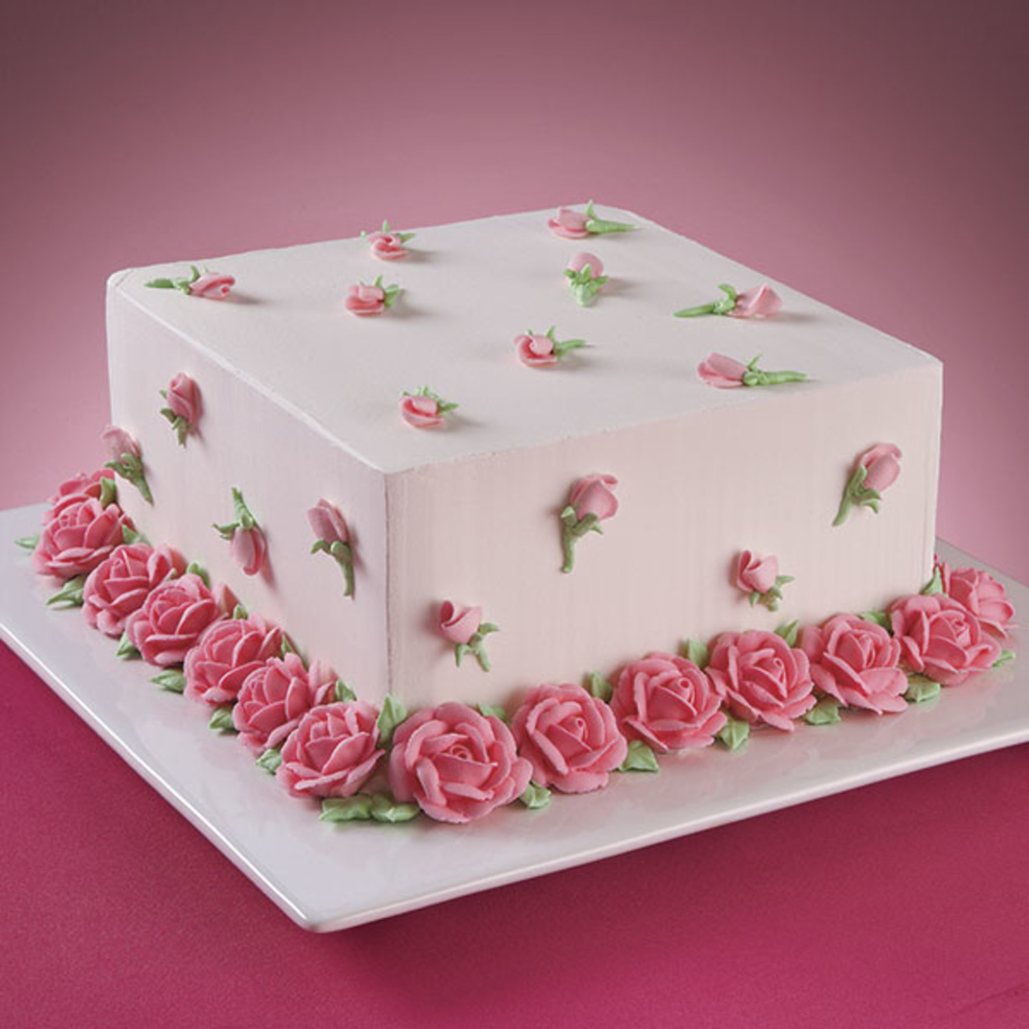 Abundant Roses Cake - Wilton