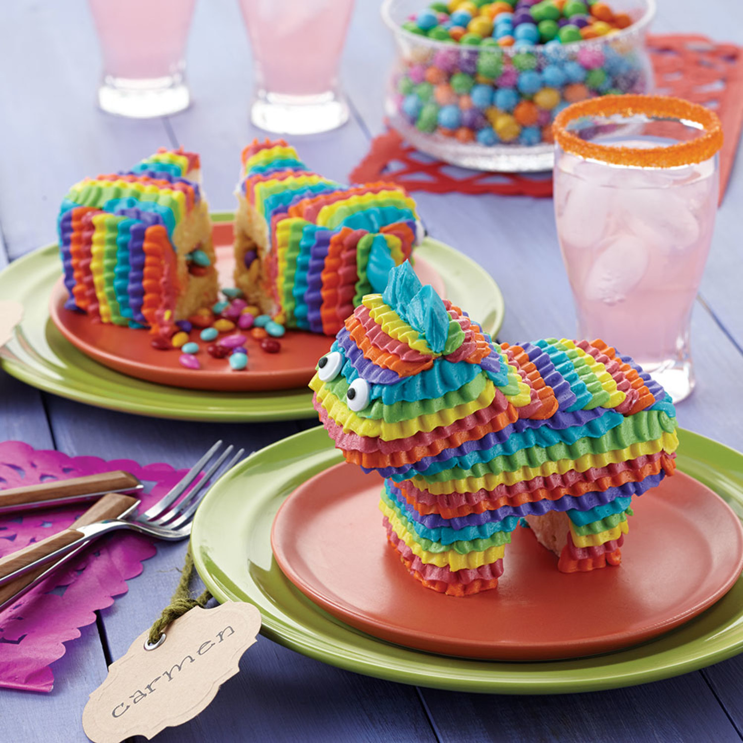 Mini Pony Piñata Cakes