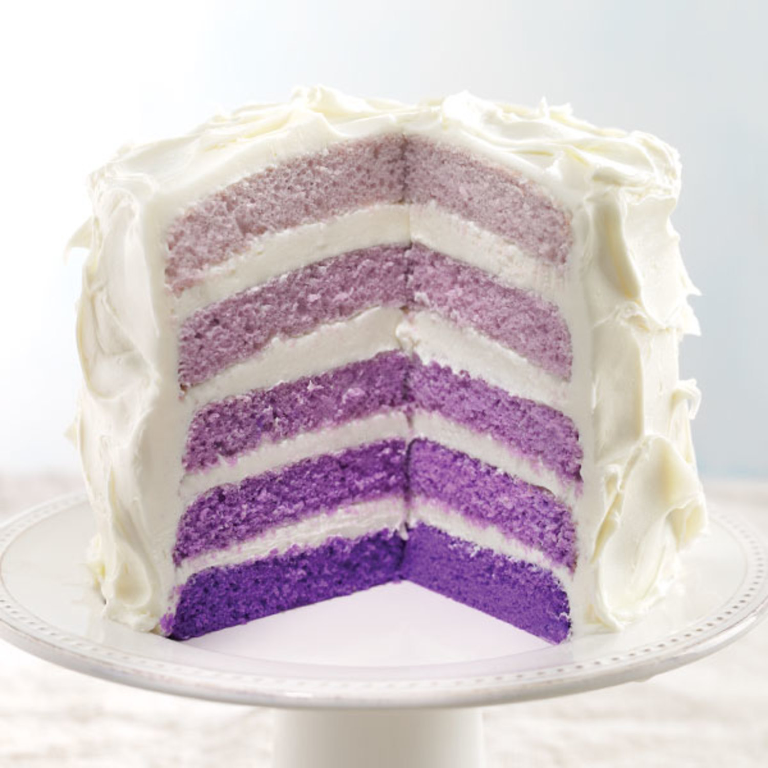 Best Pink Ombré Cake with Vanilla Buttercream Recipe - Cake Recipes -  Buttercream Recipe - WomansDay.com