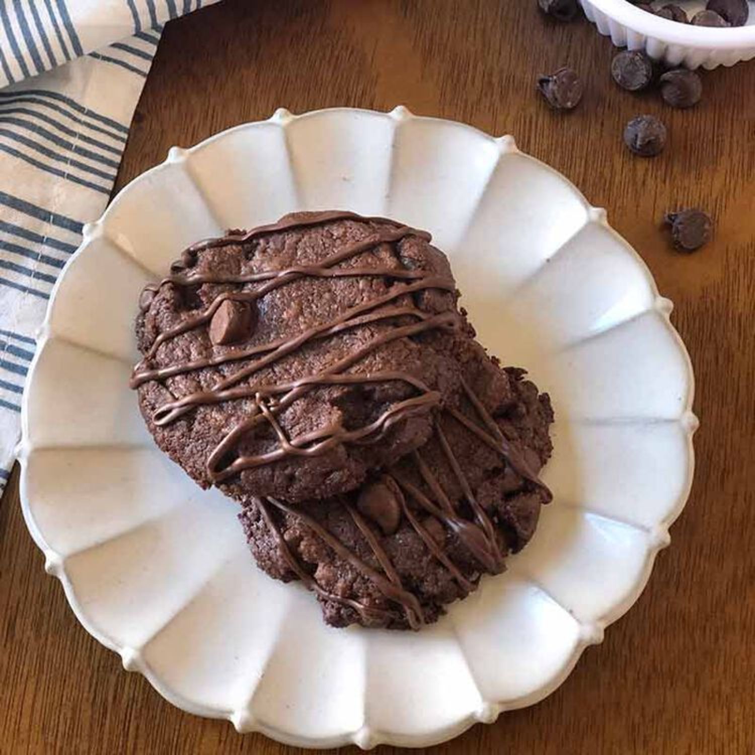 Easy Chocolate Brownie Cookies