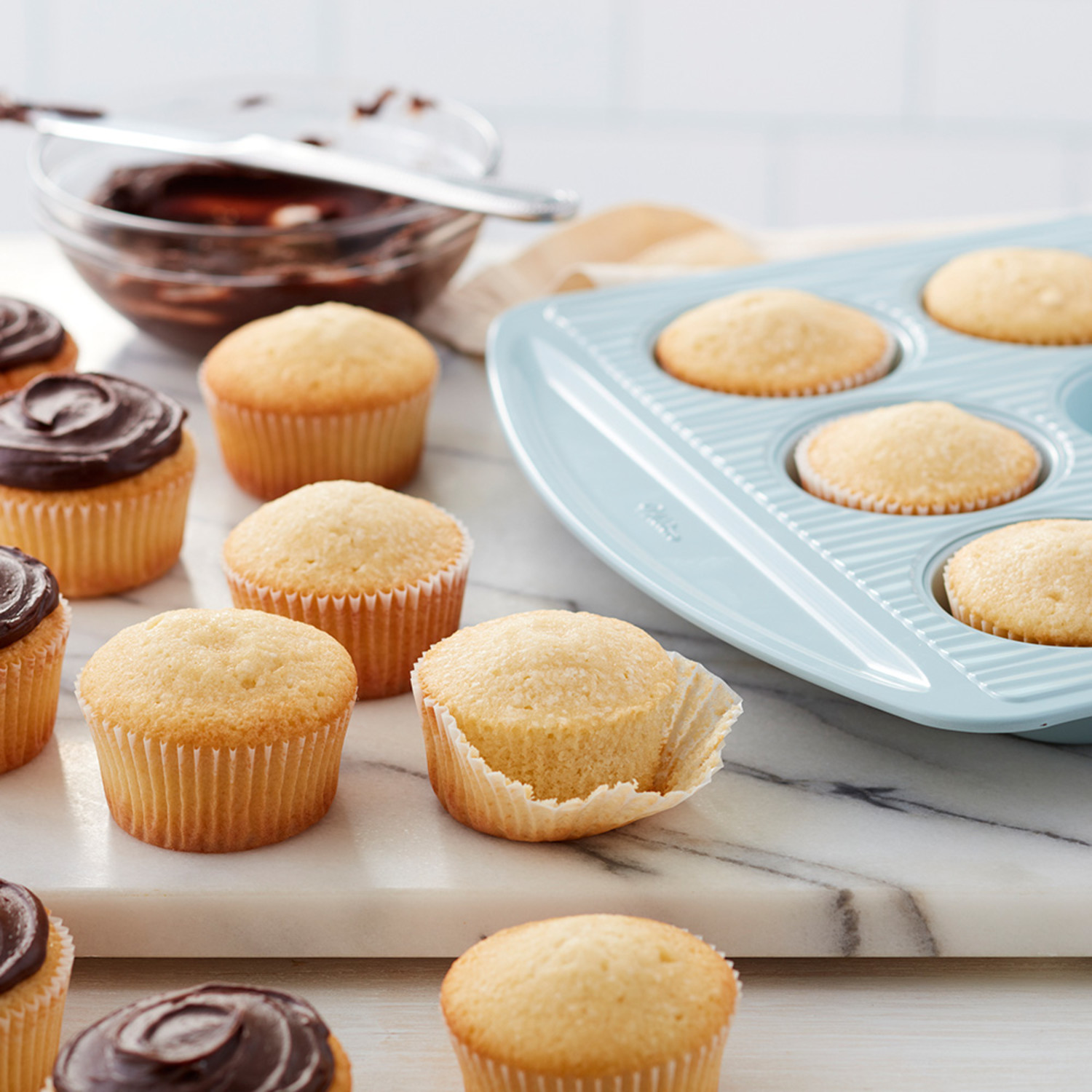 Biscoff Cookie Butter Cupcakes - Little Vintage Baking