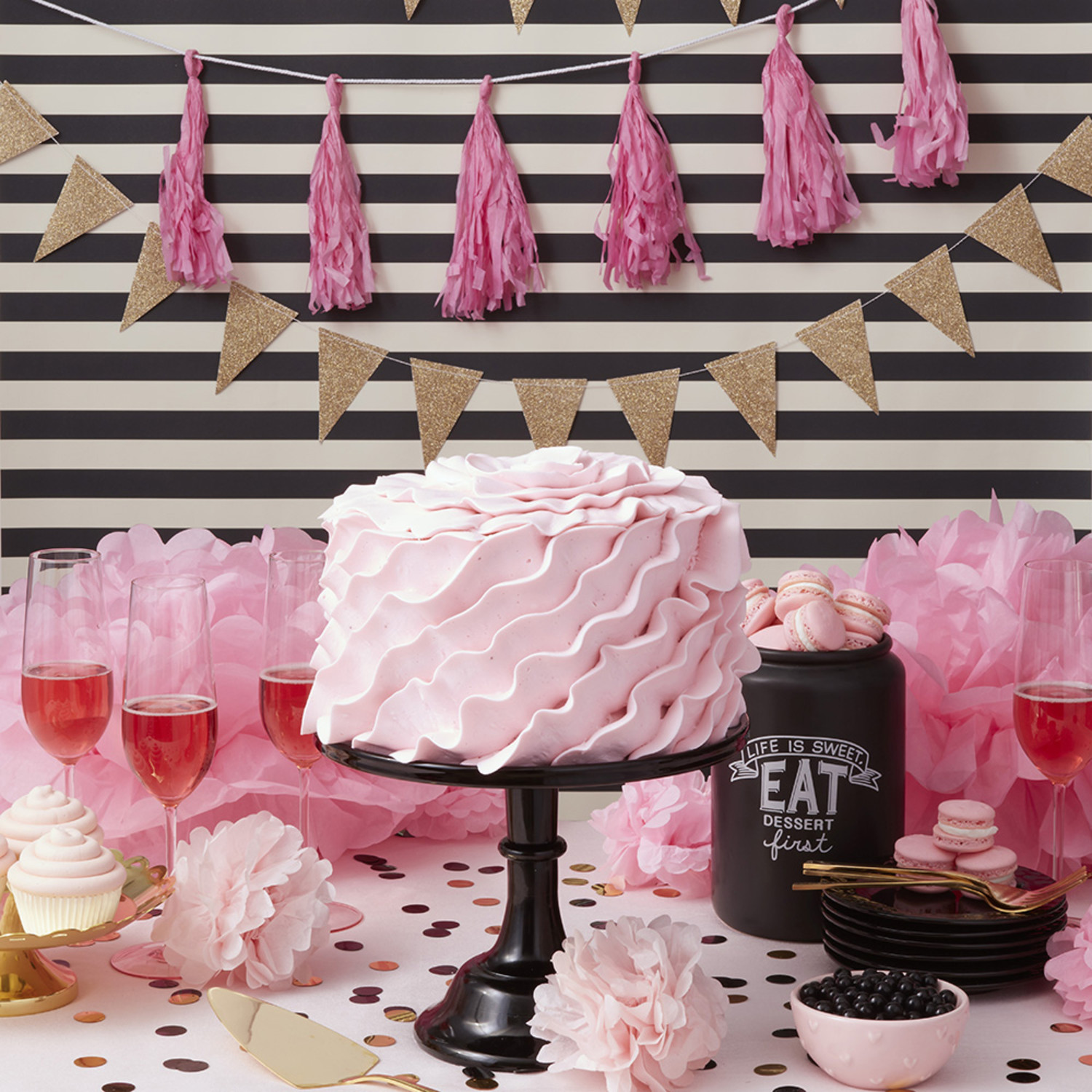 Pretty in Pink Adult Smash Cake