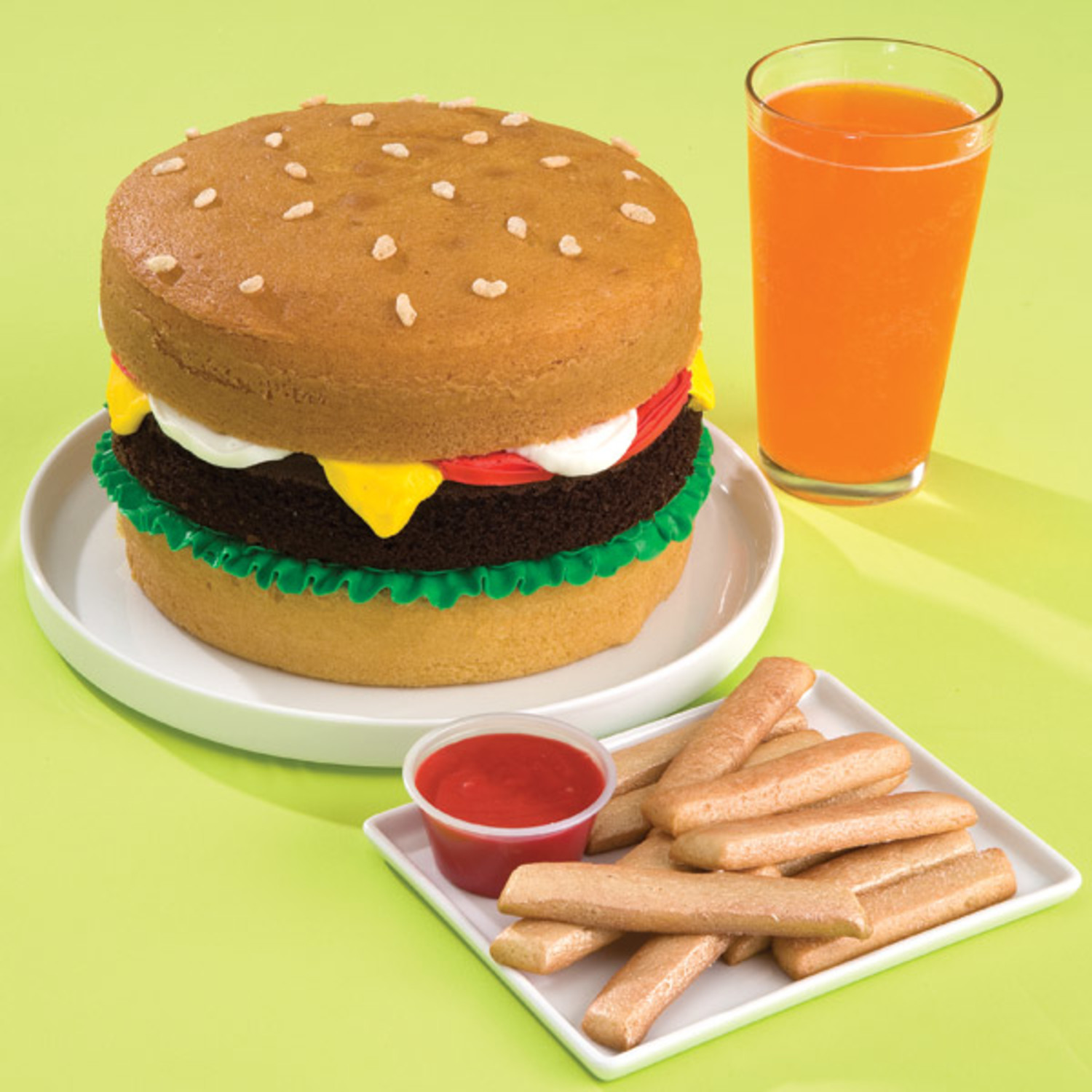 Burger Cake - Buy Online, Free UK Delivery — New Cakes