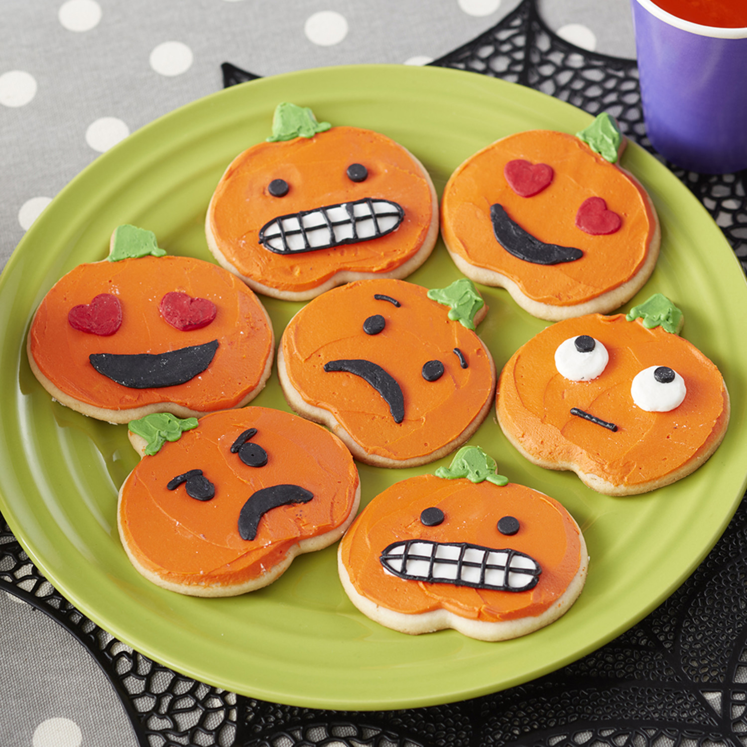 Halloween Pumpkin Cookies