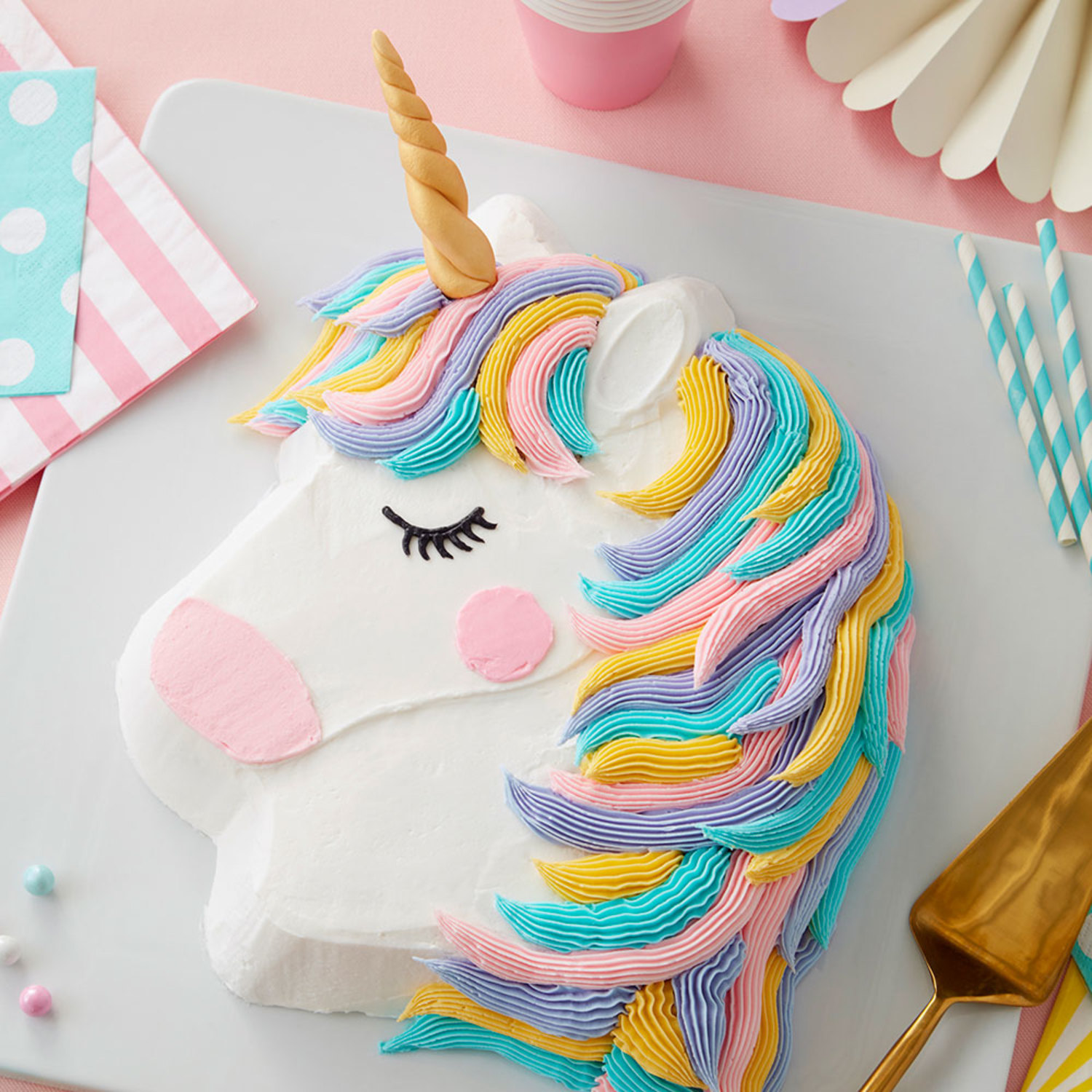 Unicorn Sprinkles Cake – Sugar High Score