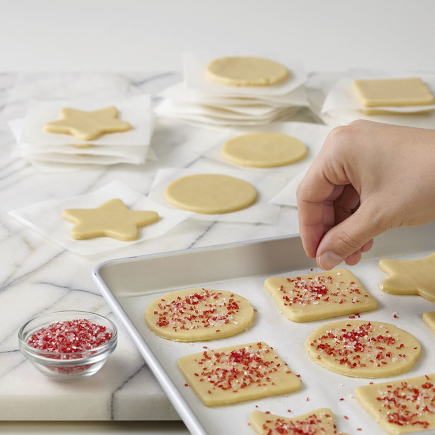 Parchment Paper vs Silicone Mat for Baking Cookies - Sprinkles For