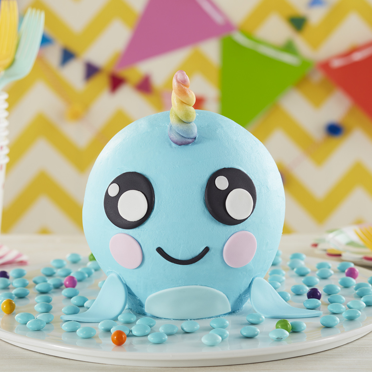 Magical Narwhal Cake