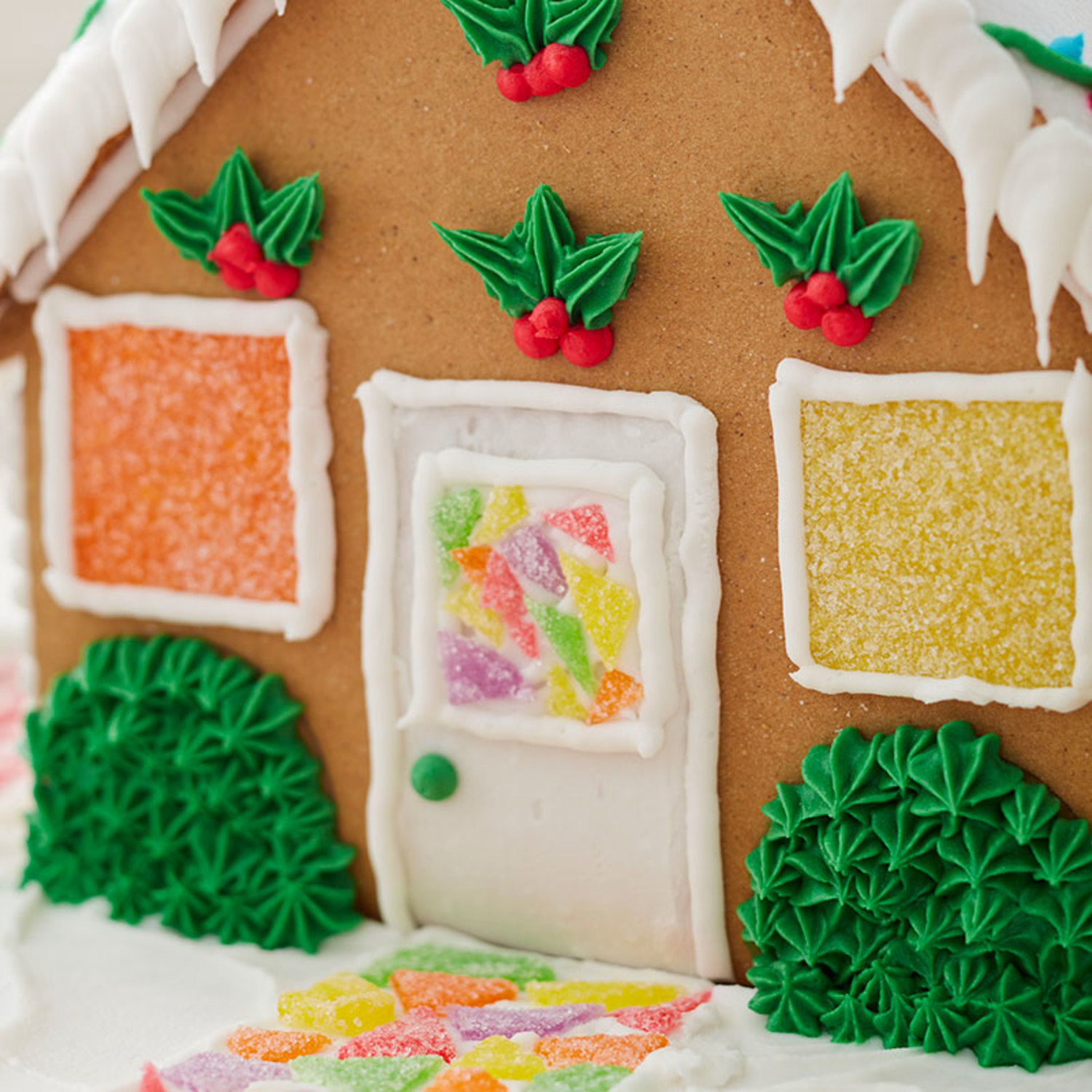 How to Make Bushes on a Gingerbread House