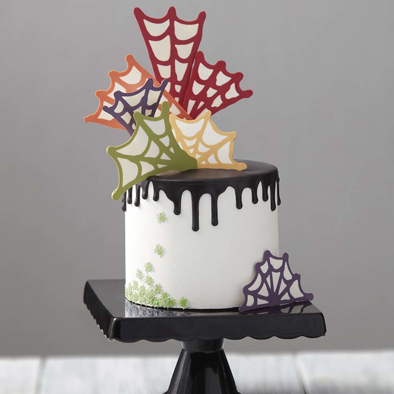 A Spider Web Cake For Halloween - Margot Dreams of Baking