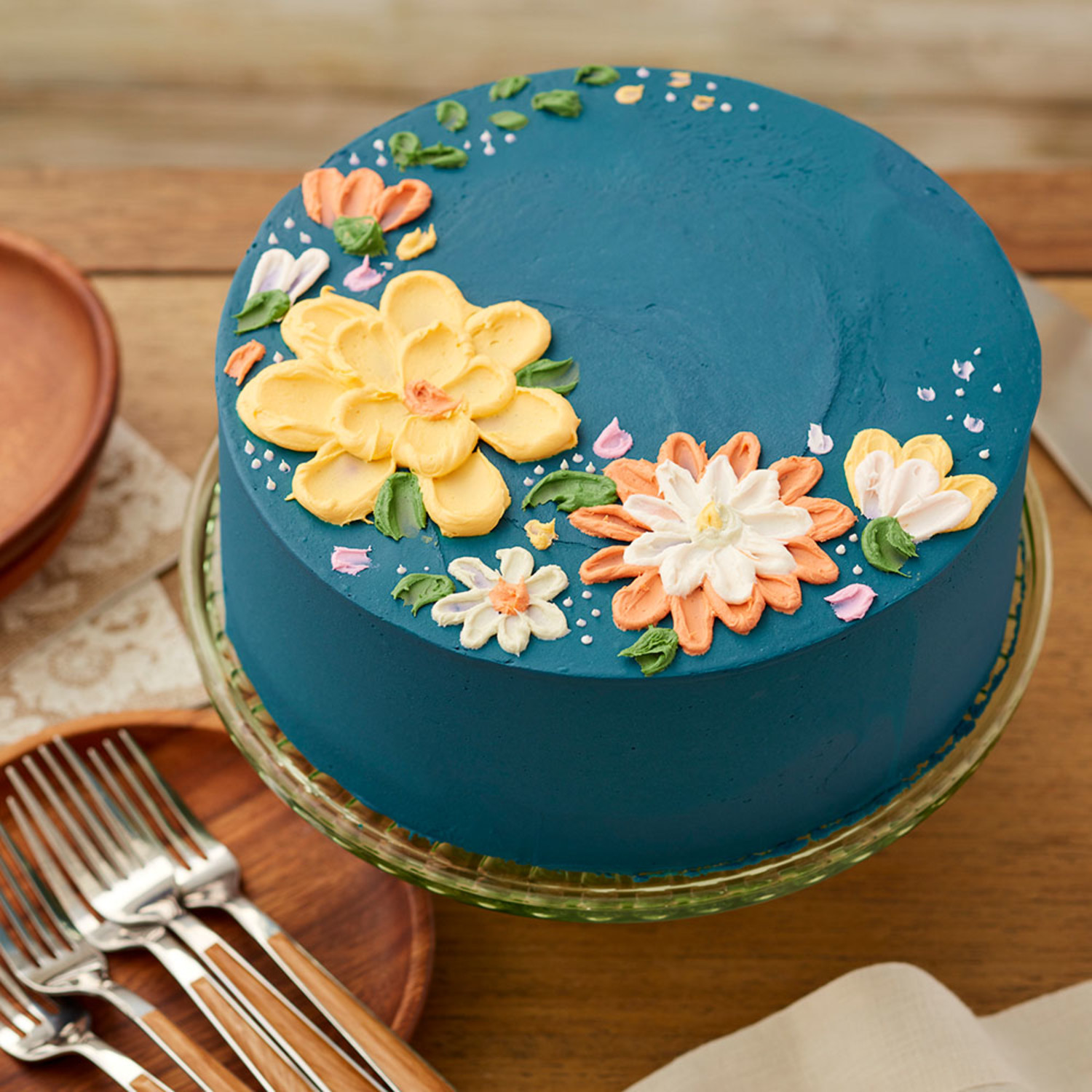 Floral Cascade Cake – casebakes cookies