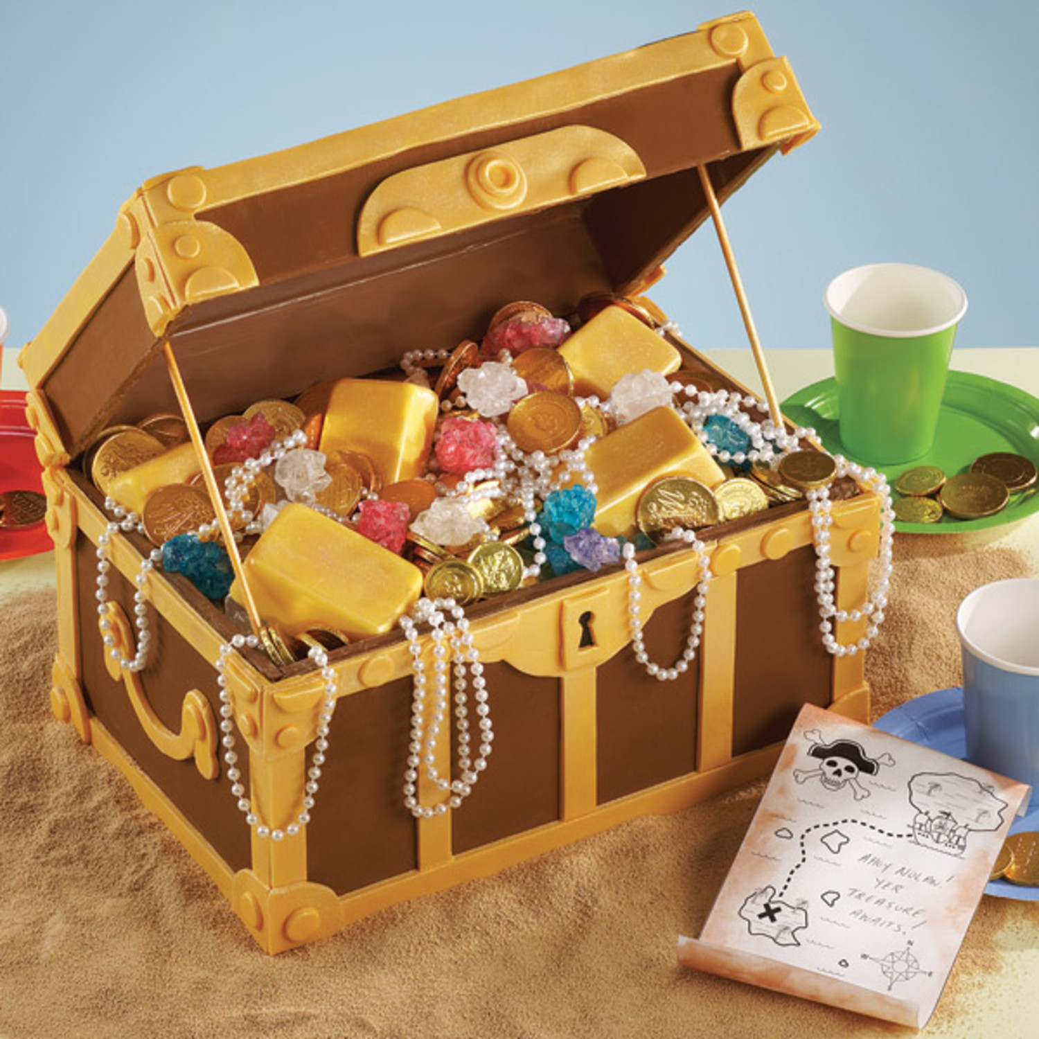 Treasure Chest / Pirate / Smash Cake / Cake Topper / First - Etsy