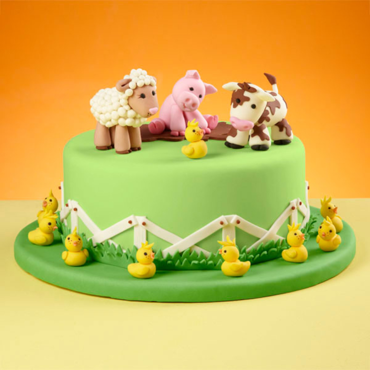 Farm Animal Cake Decoration Farm Animal Birthday Cake Topper - Temu