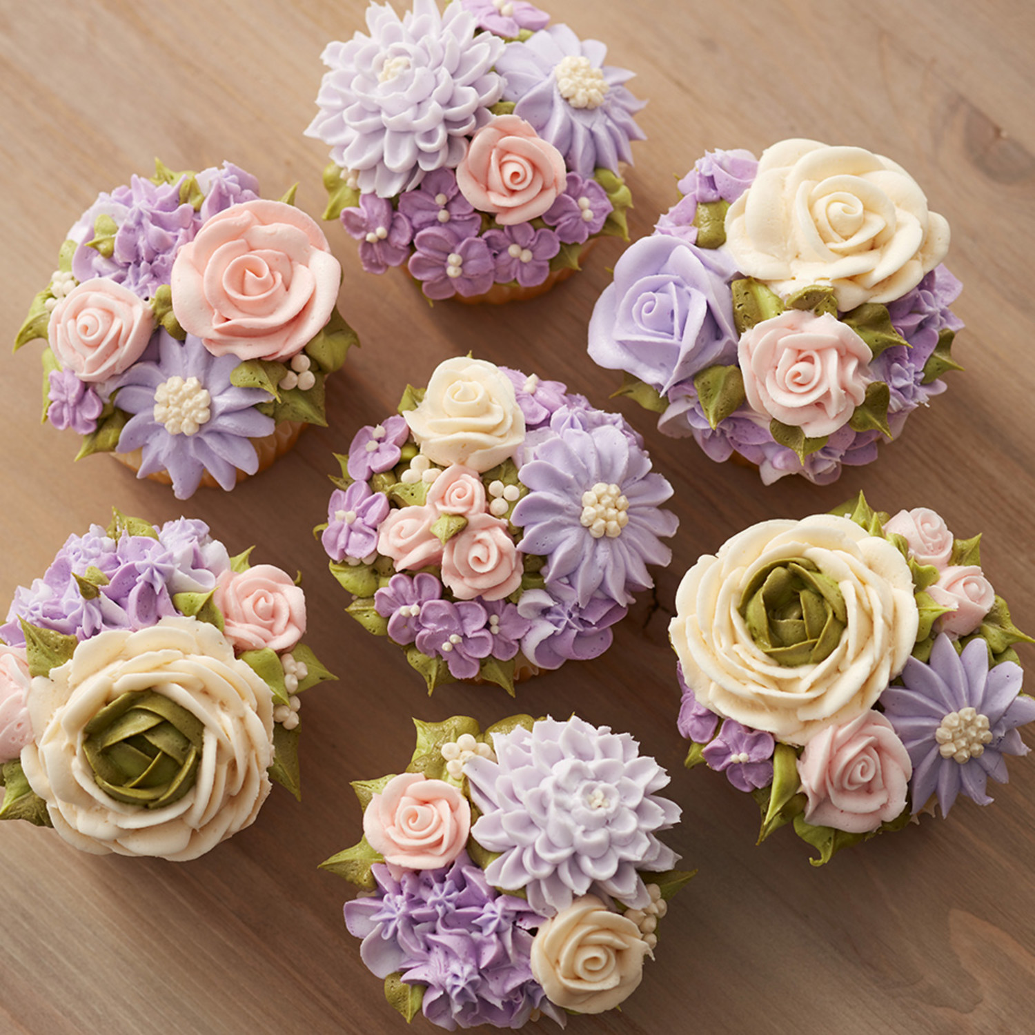 Flower Decorated Cupcakes: A Sweet Floral Delight