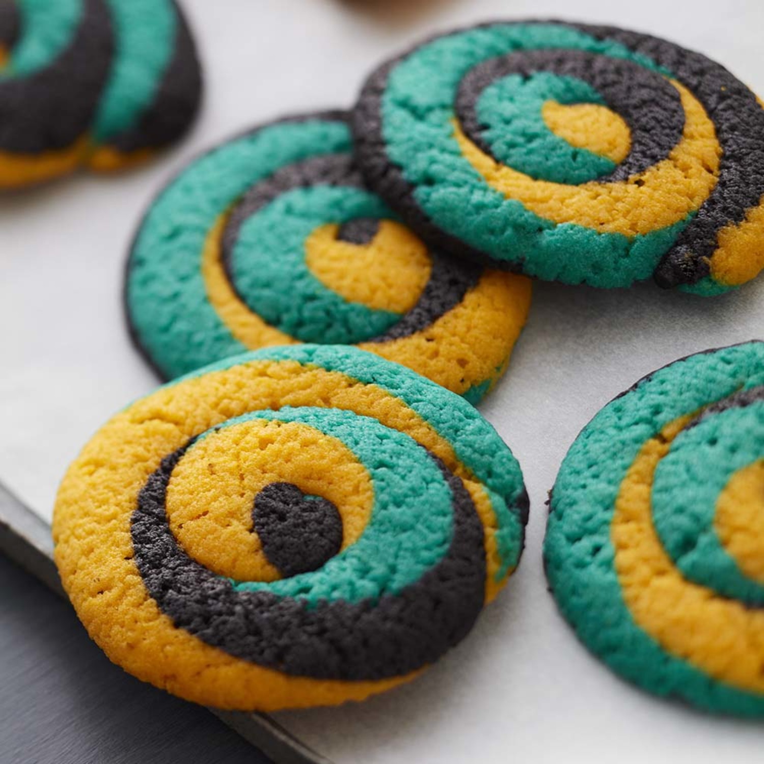 Color Swirl Tailgate Cookies