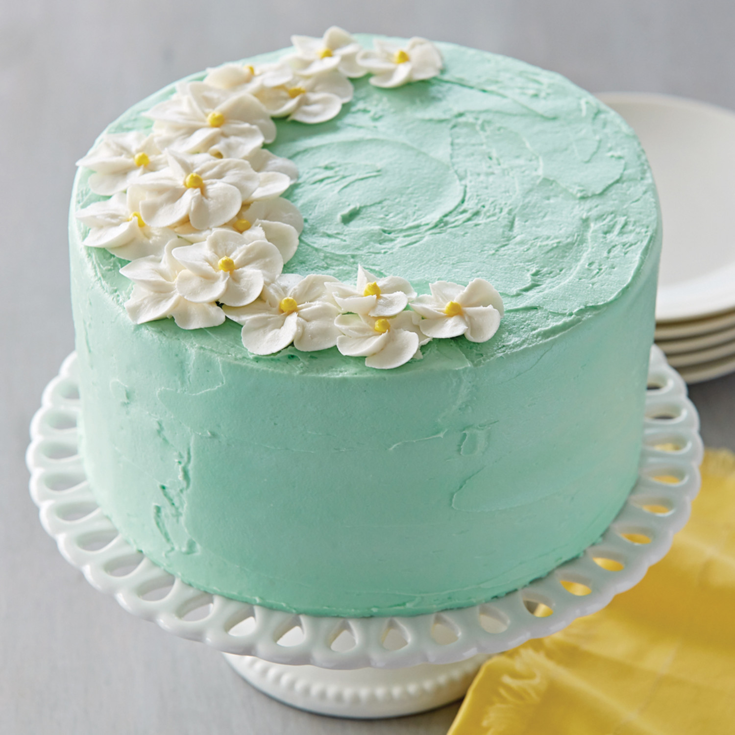 Sage Green Drip Cake