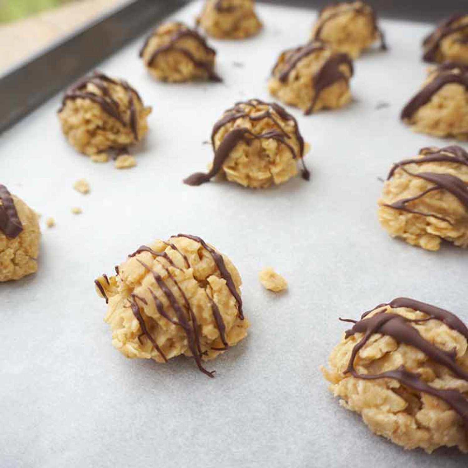 No Bake Peanut Butter Cookies