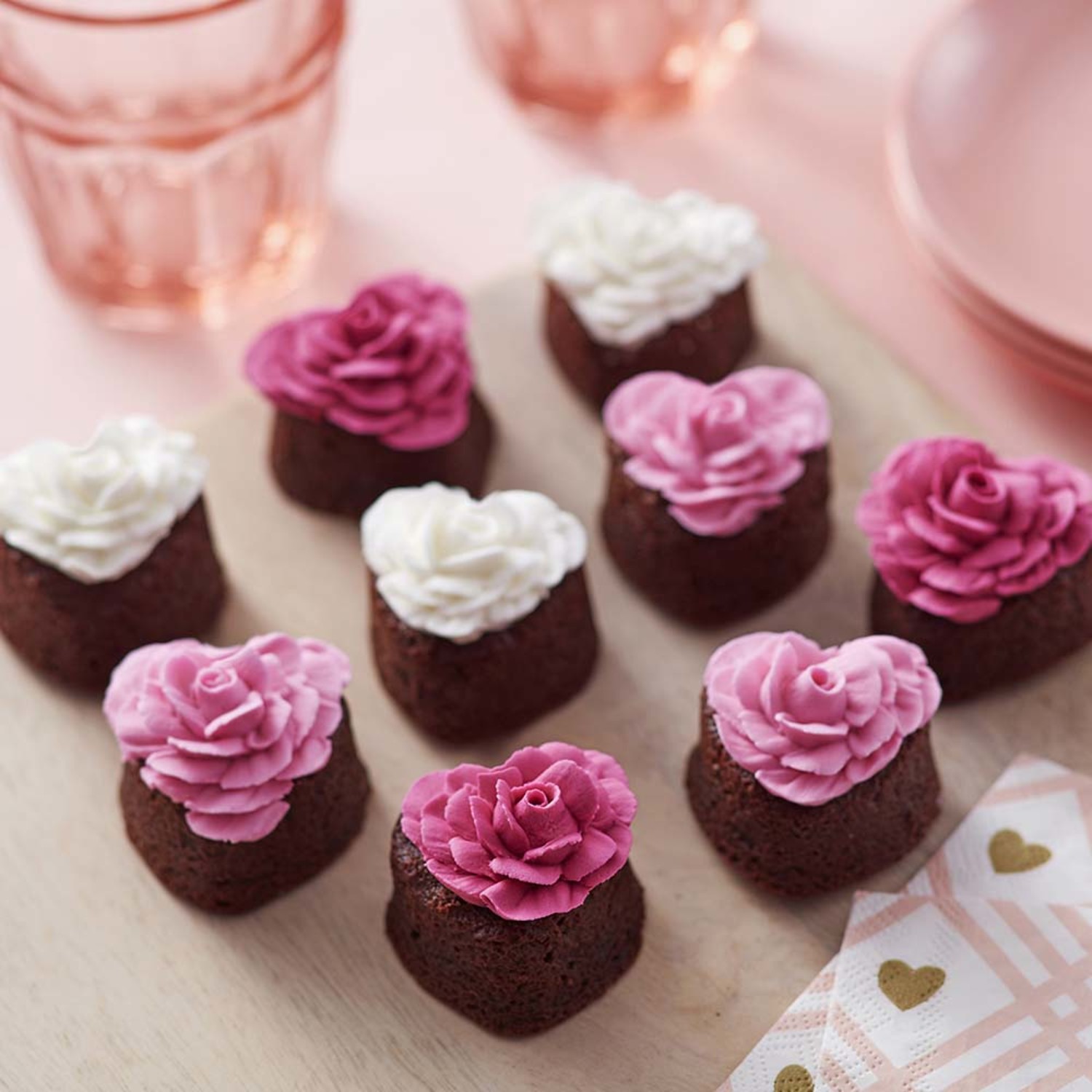 Everything's Coming Up Roses Brownies
