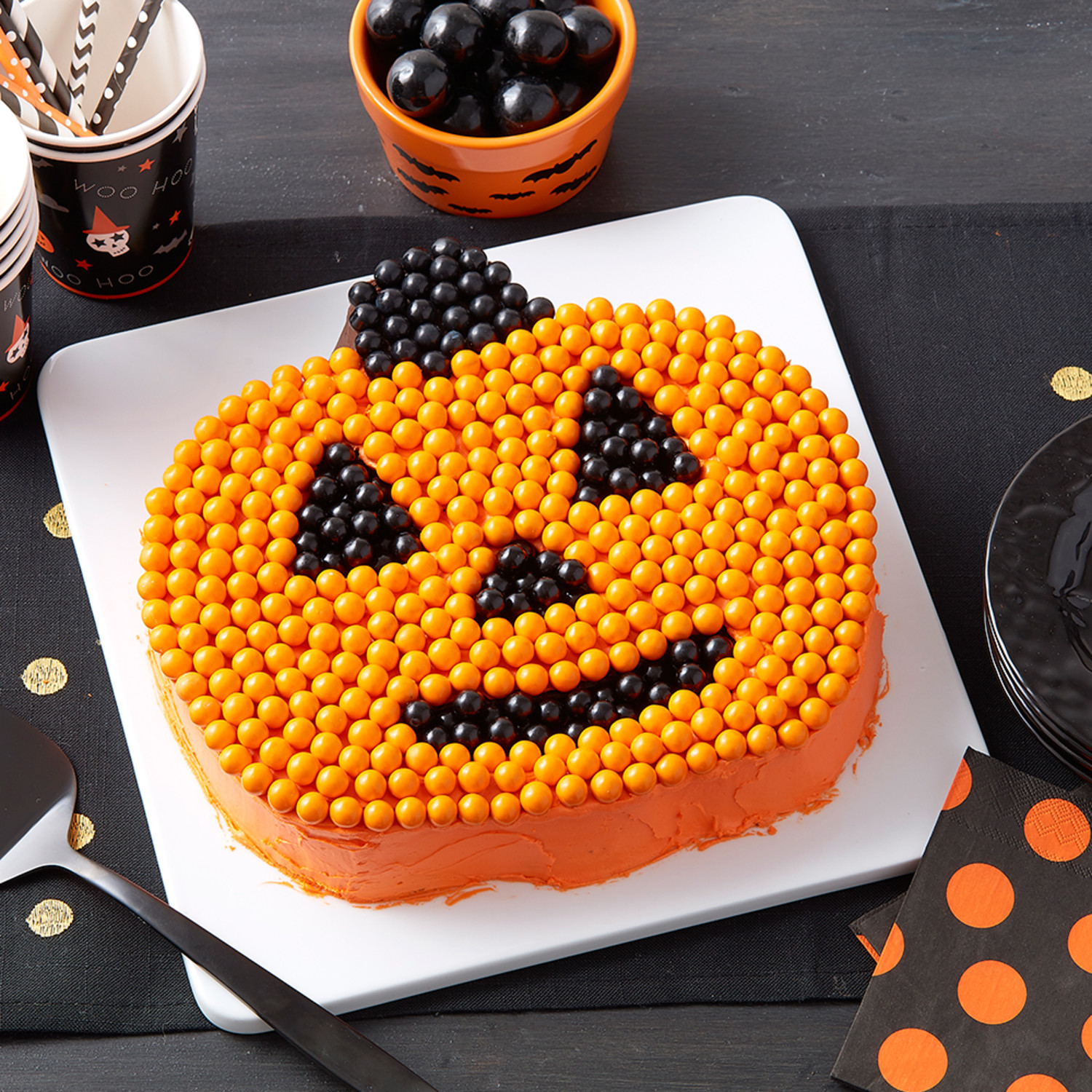 Jack-O'-Lantern Cake