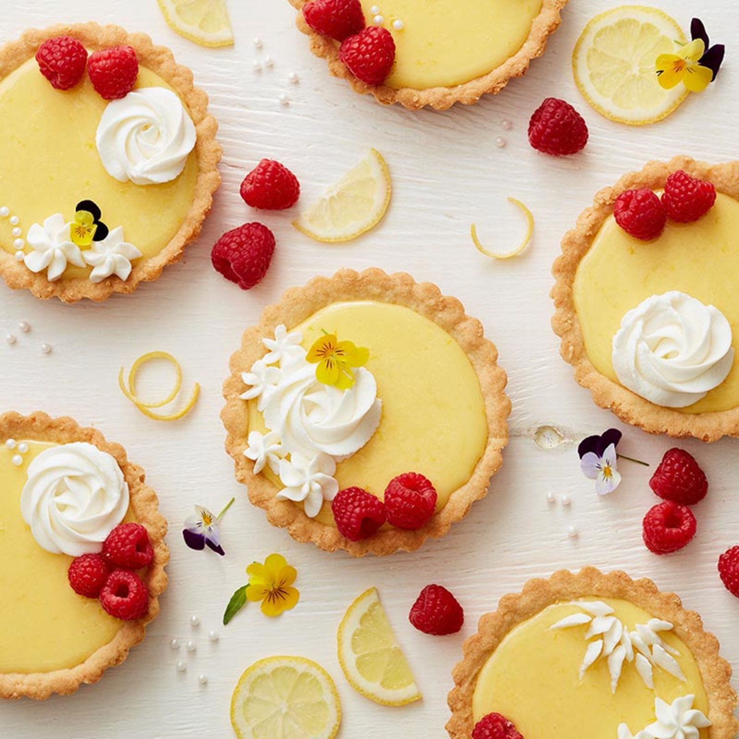 Lemon Raspberry Tarts