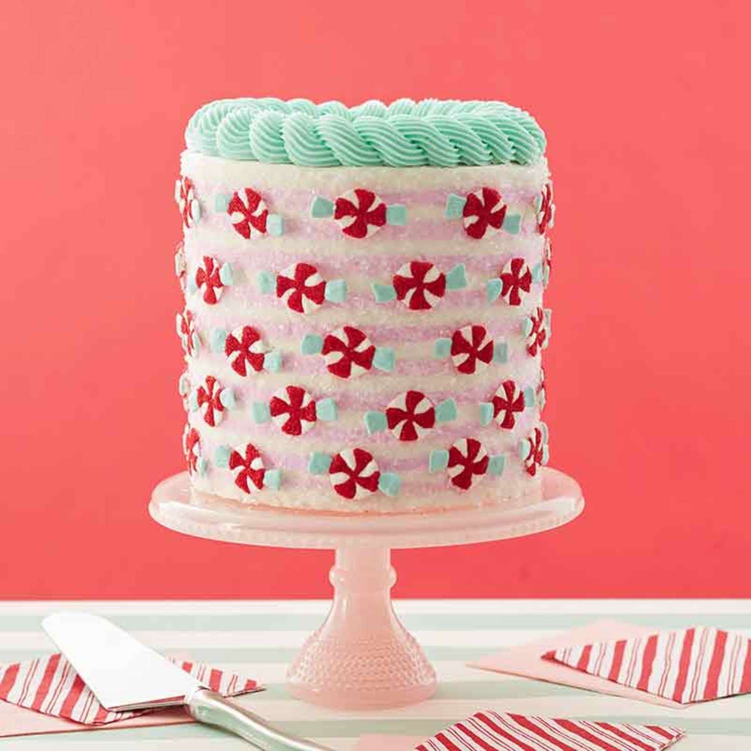 Chocolate Peppermint Cake - Wilton