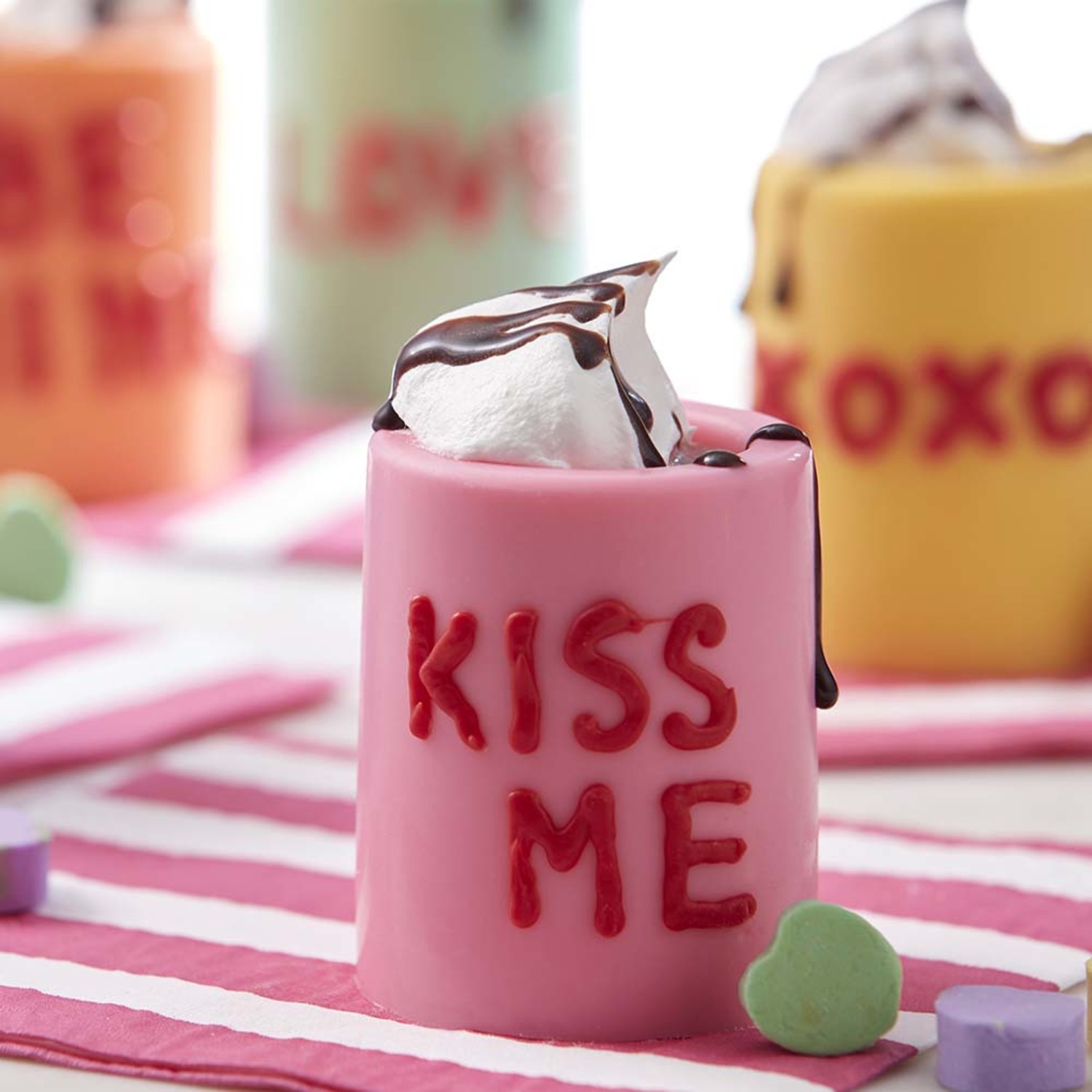 Conversation Heart Shot Glasses