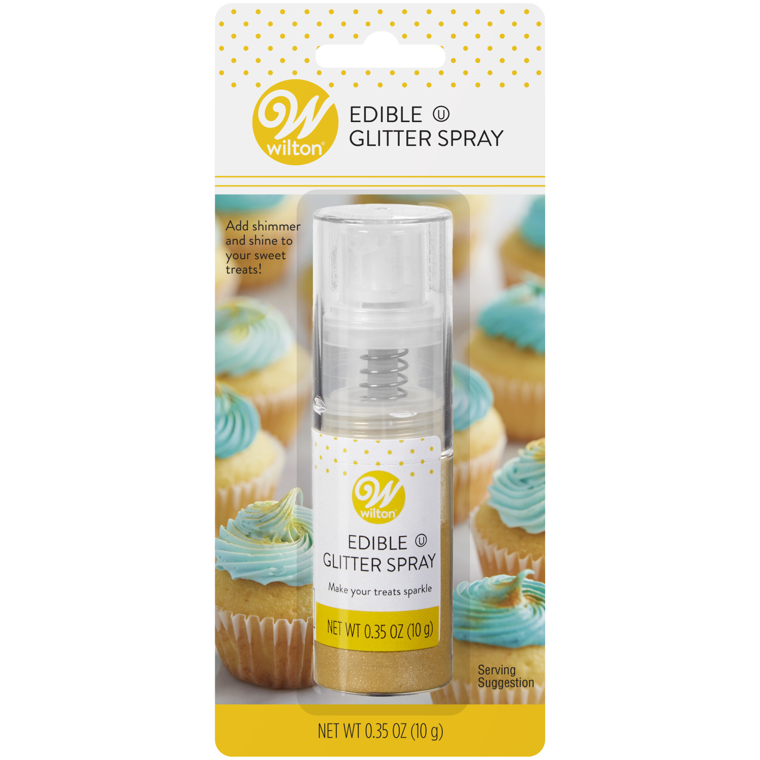 Edible Gold Glitter Star Sprinkles, 0.4 oz. - Wilton